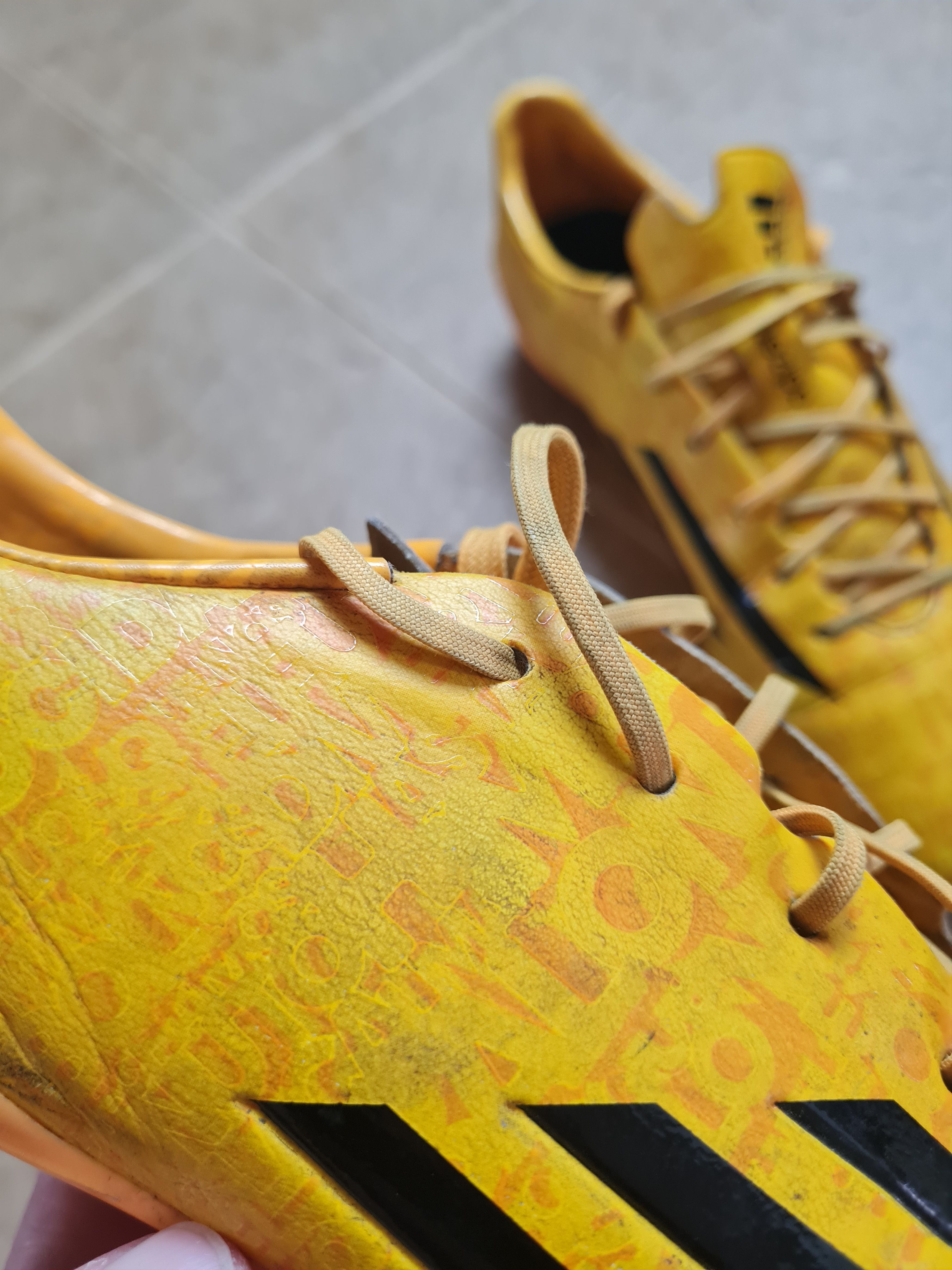 Adidas Adidas F50 adiZero TRX FG Soccer Cleats Solid Gold Messi Size US 9.5 / EU 42-43 - 8 Thumbnail