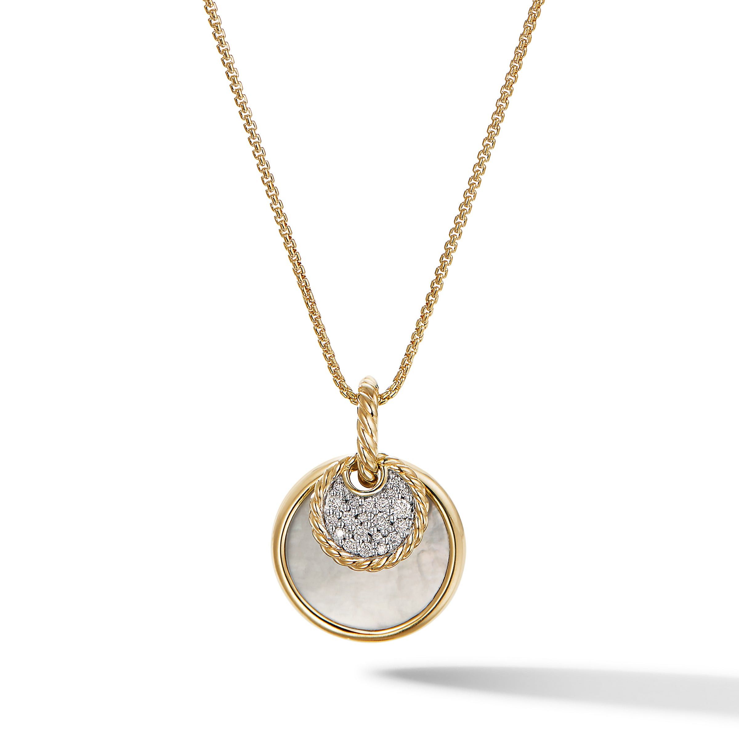 David Yurman o1w1db10426 N16807D Size:9 /Convertible Necklace in Golden Size ONE SIZE - 2 Thumbnail