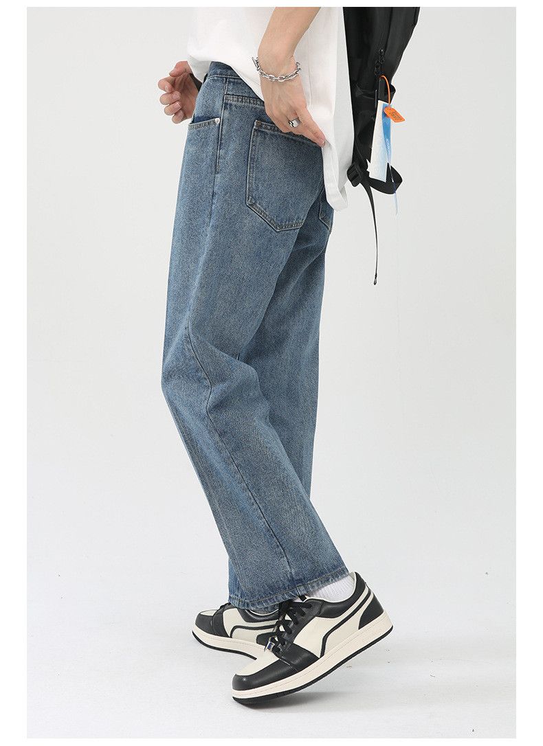 Japanese Brand × Jean Men's blue vintage loose straight casual jeans Size US 32 / EU 48 - 5 Thumbnail