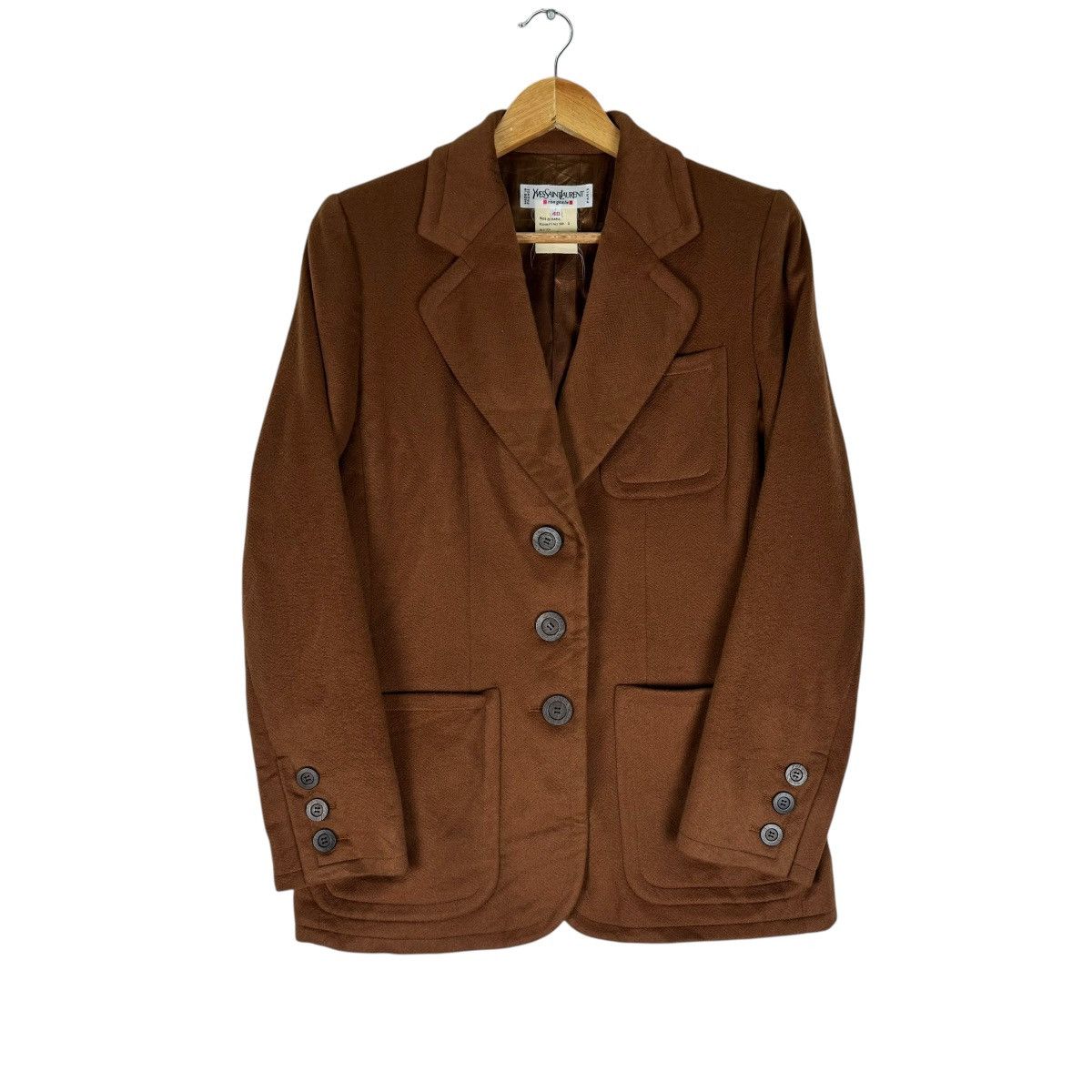 Yves Saint Laurent ⚡️YVES SAINT LAURENT RIVE GAUCHE COAT JACKET Size M / US 6-8 / IT 42-44 - 1 Thumbnail
