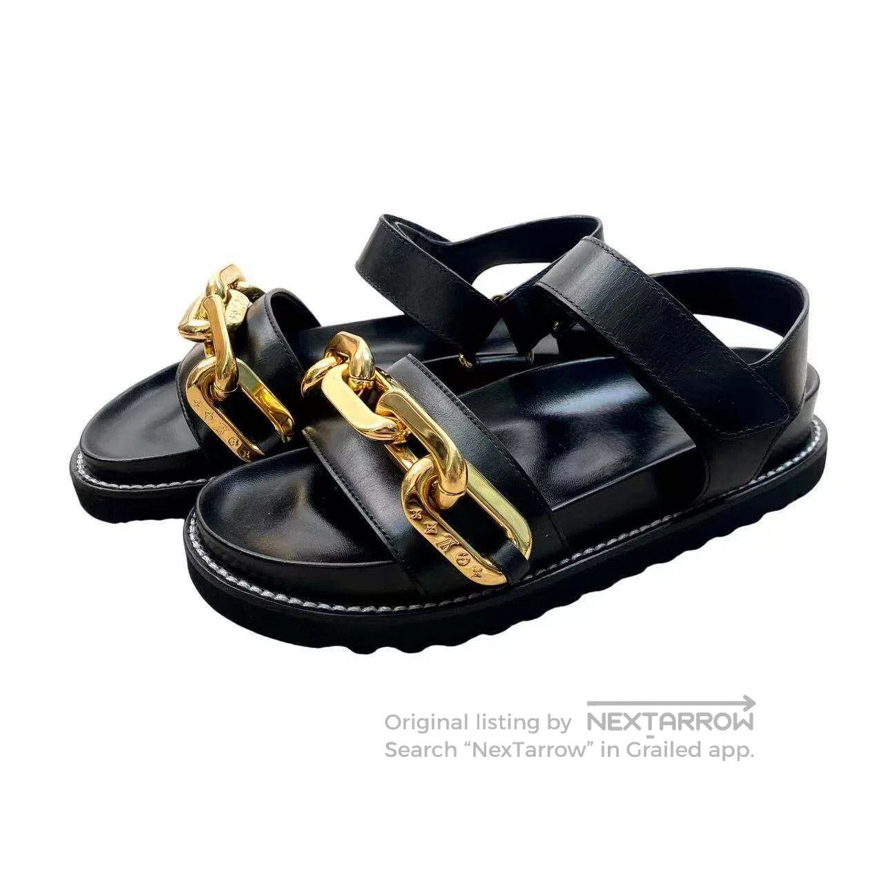 Other Louis Vuitton Flat sandals with metal chains| Size US 6 / IT 36 - 1 Thumbnail