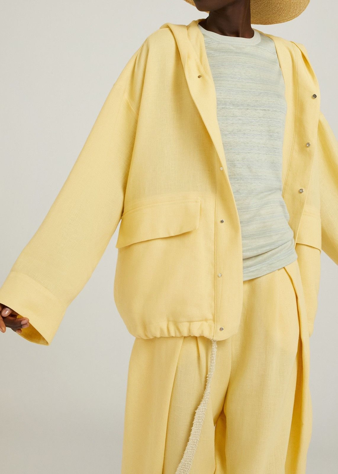 Loro Piana o1srvl11e1125 FAM8859 Volmar Jacket in Yellow Size XS / US 0-2 / IT 36-38 - 5 Thumbnail