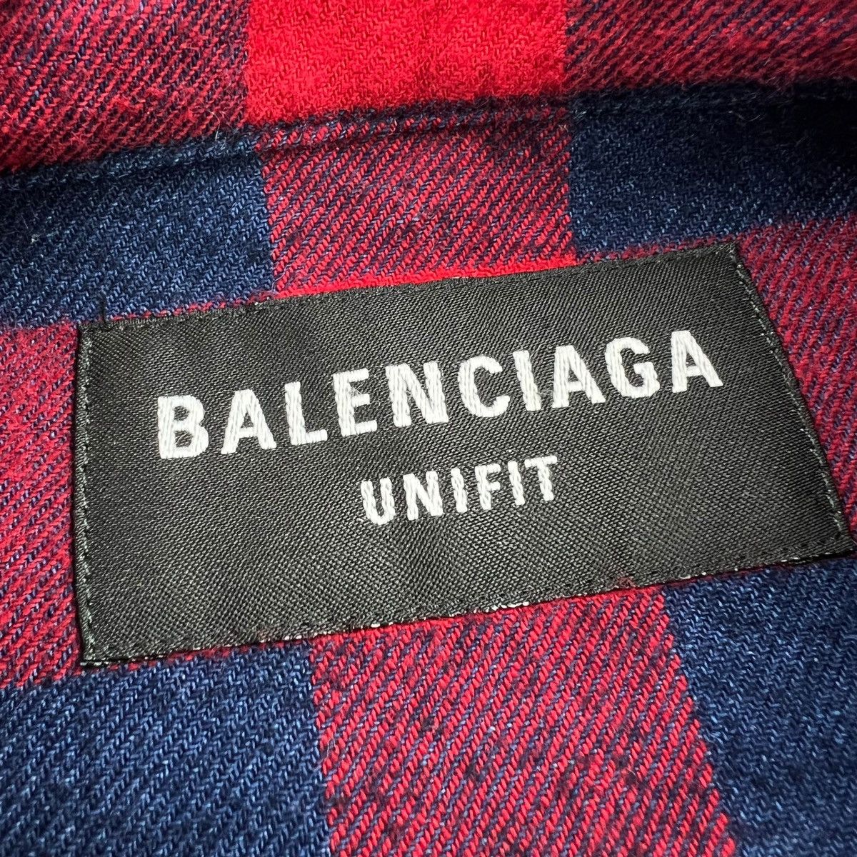 Balenciaga Balenciaga FW21 Layered Flannel Sweatshirt Size US L / EU 52-54 / 3 - 3 Thumbnail