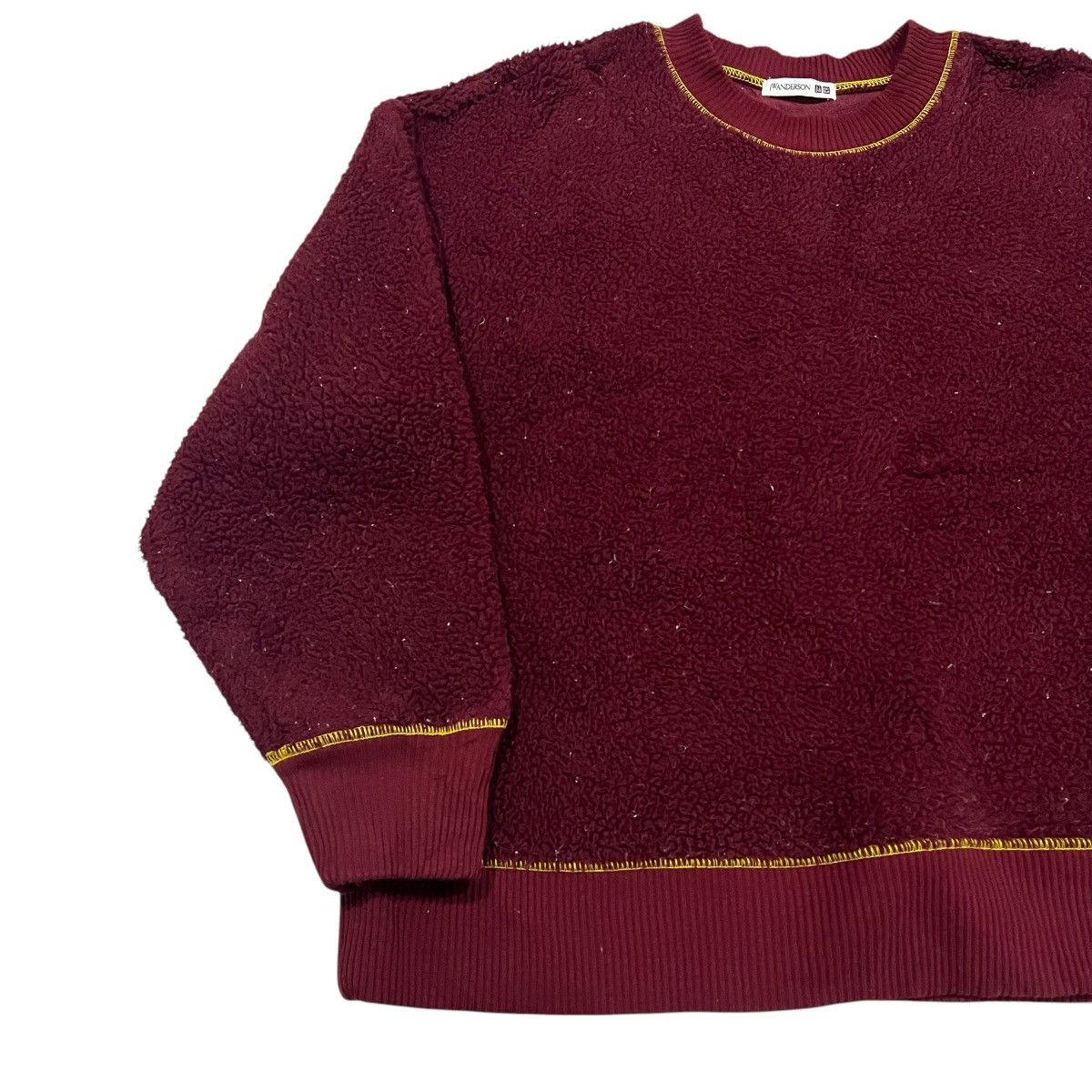 Japanese Brand UNIQLO X JW ANDERSON DEEP PILE FLEECE SWEATSHIRT Size US XL / EU 56 / 4 - 2 Thumbnail