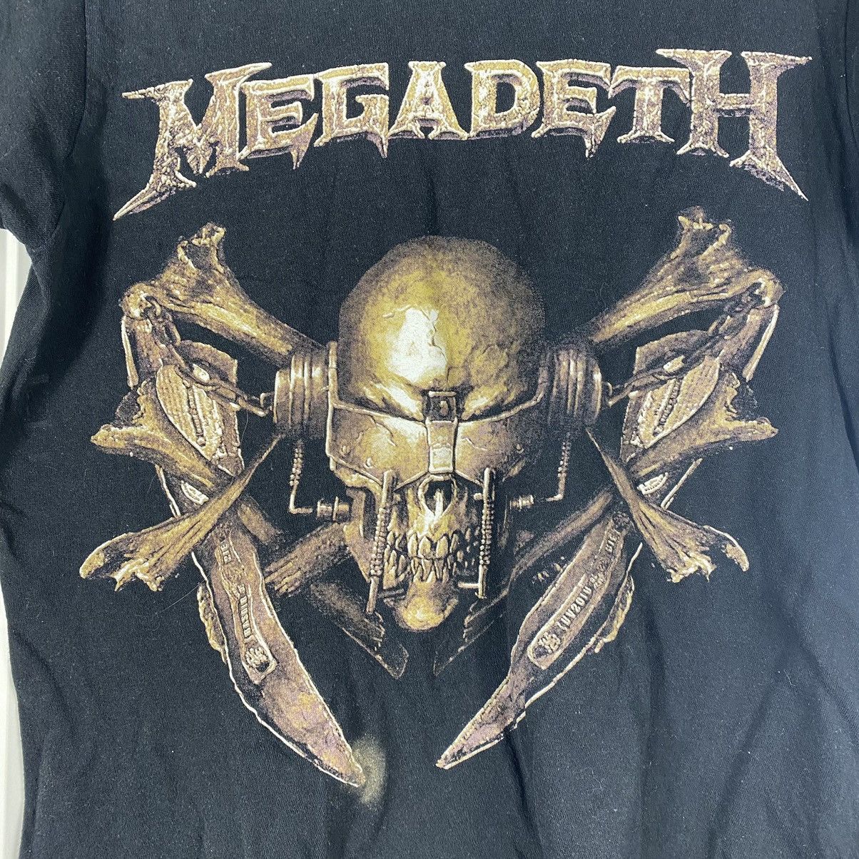 Band Tees VINTAGE MEGADETH SKELETON BONES PRINT T SHIRT Size US S / EU 44-46 / 1 - 3 Thumbnail