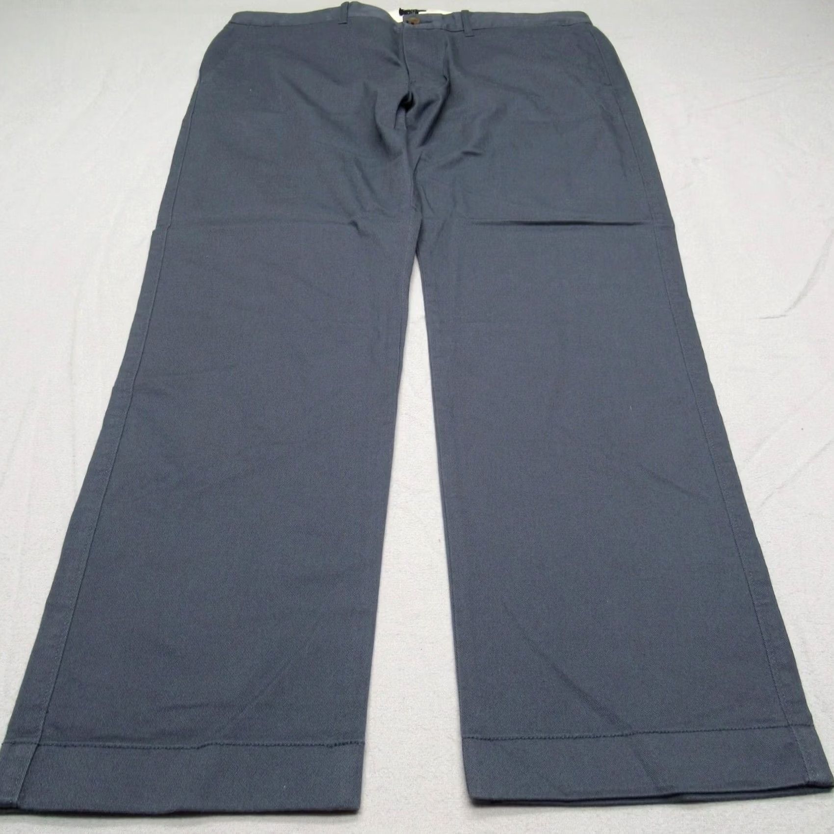 J.Crew J.CREW Slim Flex Chino Pants Mens 36x32 Blue Flat Front Straight Leg Slim Fit NWT Size US 36 / EU 52 - 3 Thumbnail