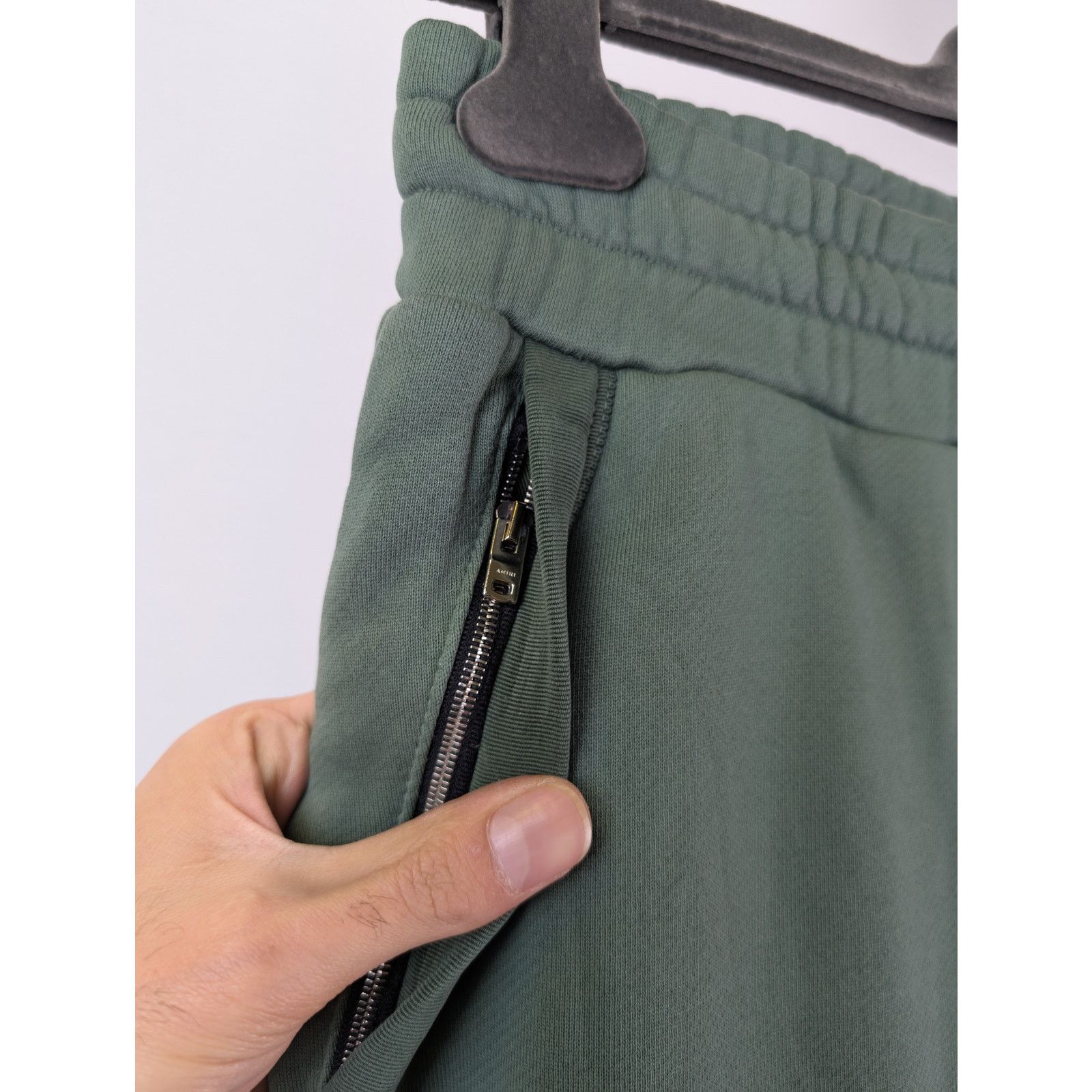 Amiri o1rshd1 Watercolor MA Sweatpants / Joggers in Green/Peach Size US 34 / EU 50 - 7 Thumbnail