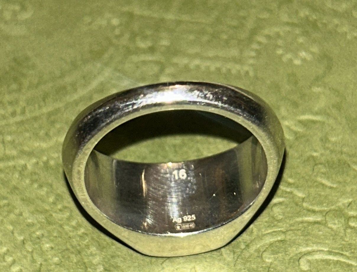 Gucci Gucci Trademark 10mm Silver 925 Ring Unisex Size ONE SIZE - 7 Thumbnail