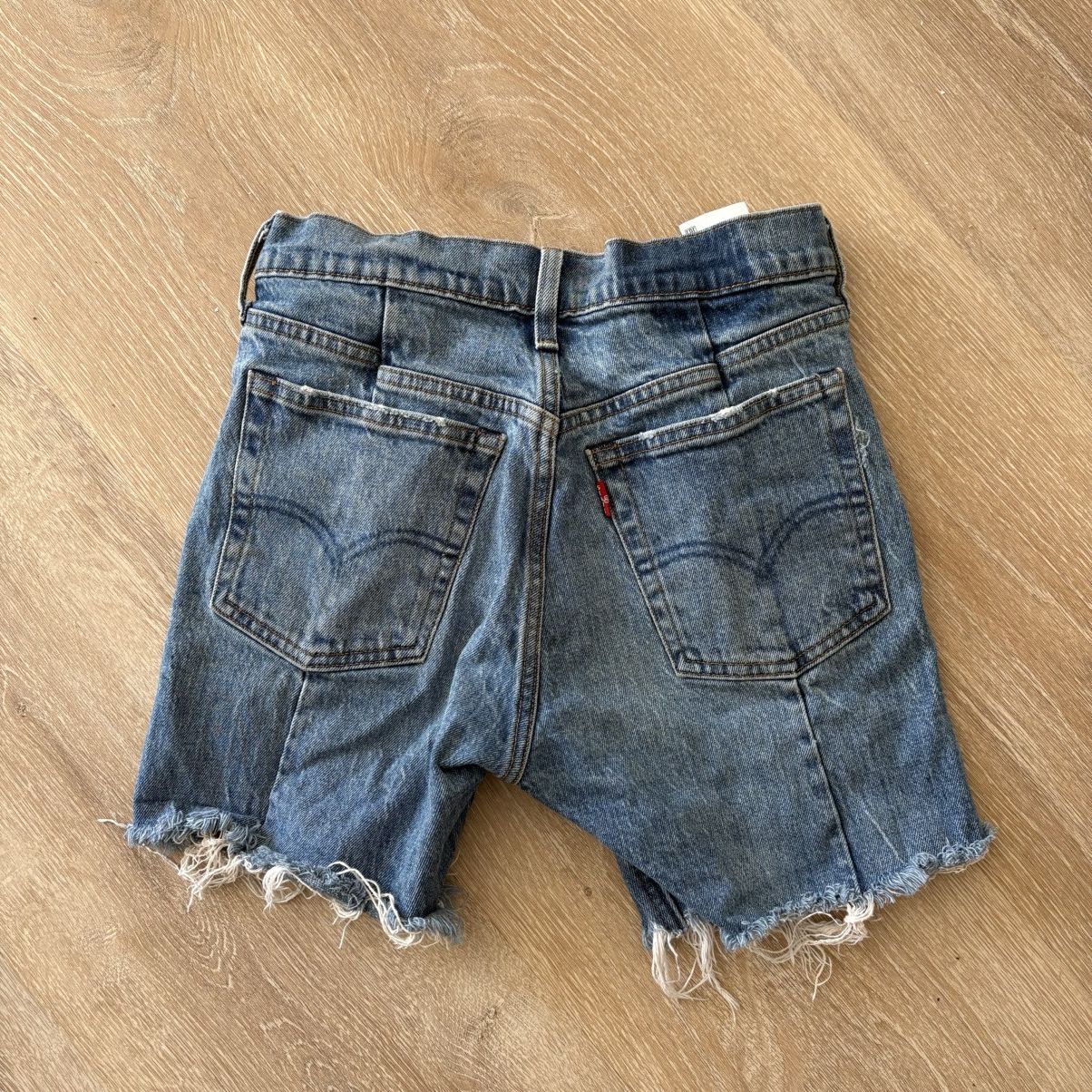 Levi's Levis Cut Off Shorts Size 25" / US 0 / IT 36 - 2 Thumbnail