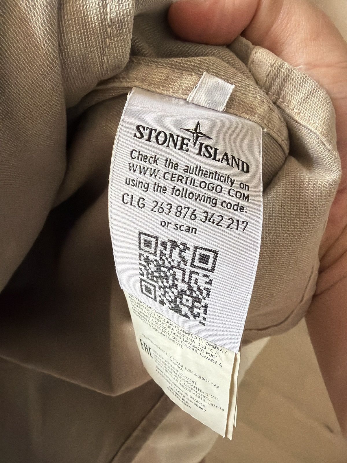 Stone Island Stone Island 115WN Brushed Cotton Canvas Overshirt Size US M / EU 48-50 / 2 - 3 Thumbnail