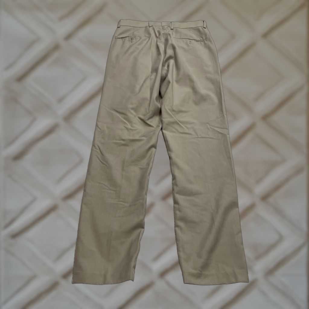 Pronto Uomo Pronto Uomo Dress Pants Mens 29x32 Brown Straight Polyester Slacks Trousers Size US 29 - 1 Thumbnail