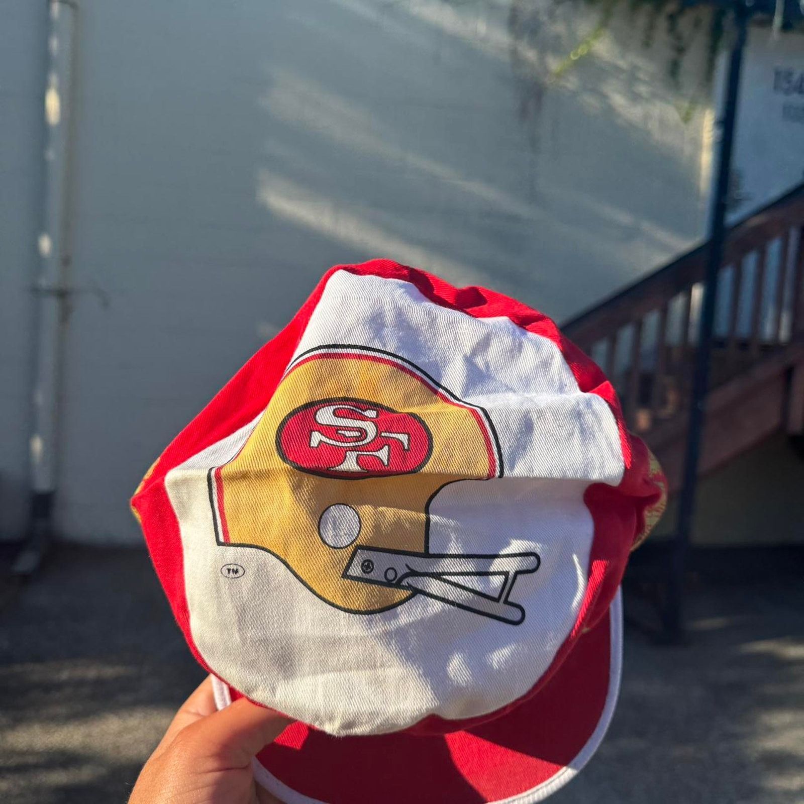 NFL 1980s SF 49ers Vintage Painter’s Snapback Cap Size ONE SIZE - 4 Thumbnail