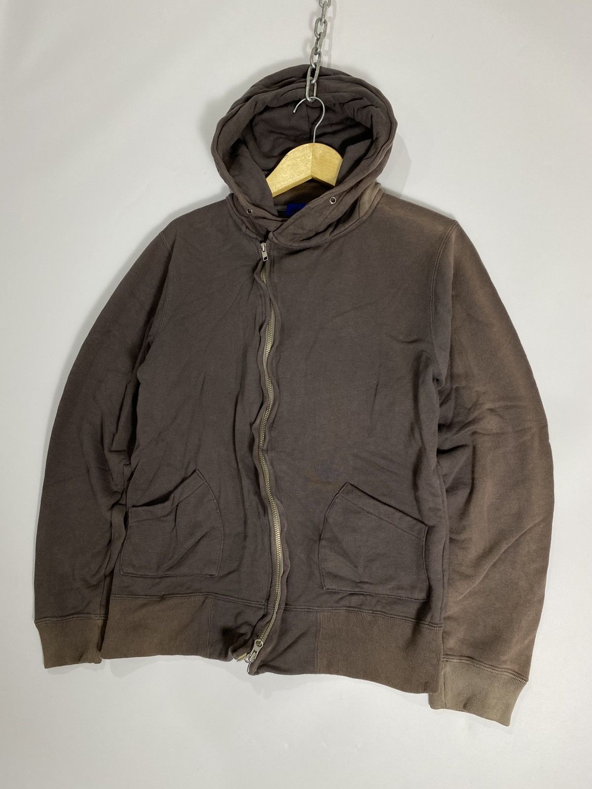 Japanese Brand Japanese faded hoodie beams hearts asymetrical style Size US M / EU 48-50 / 2 - 4 Thumbnail