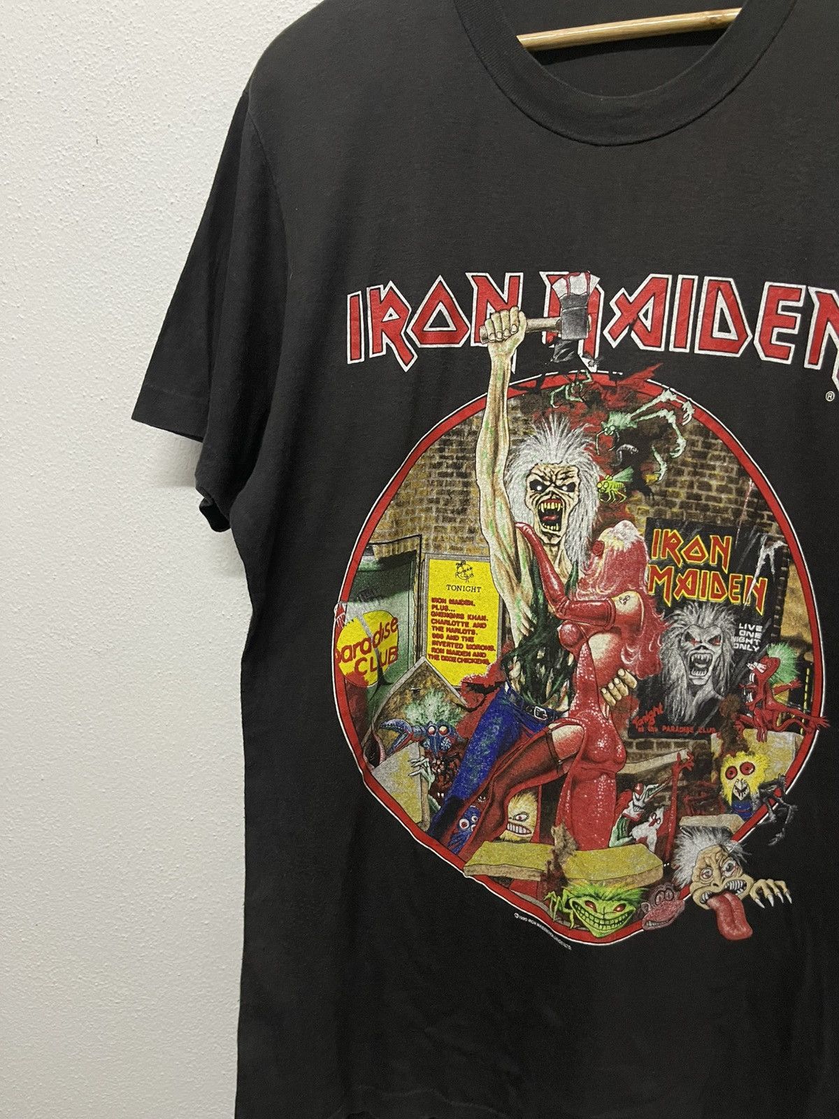 Band Tees × Iron Maiden × Vintage VINTAGE IRON MAIDEN BRING YOUR DAUGHTER 1990 TOUR TSHIRT Size US L / EU 52-54 / 3 - 4 Thumbnail