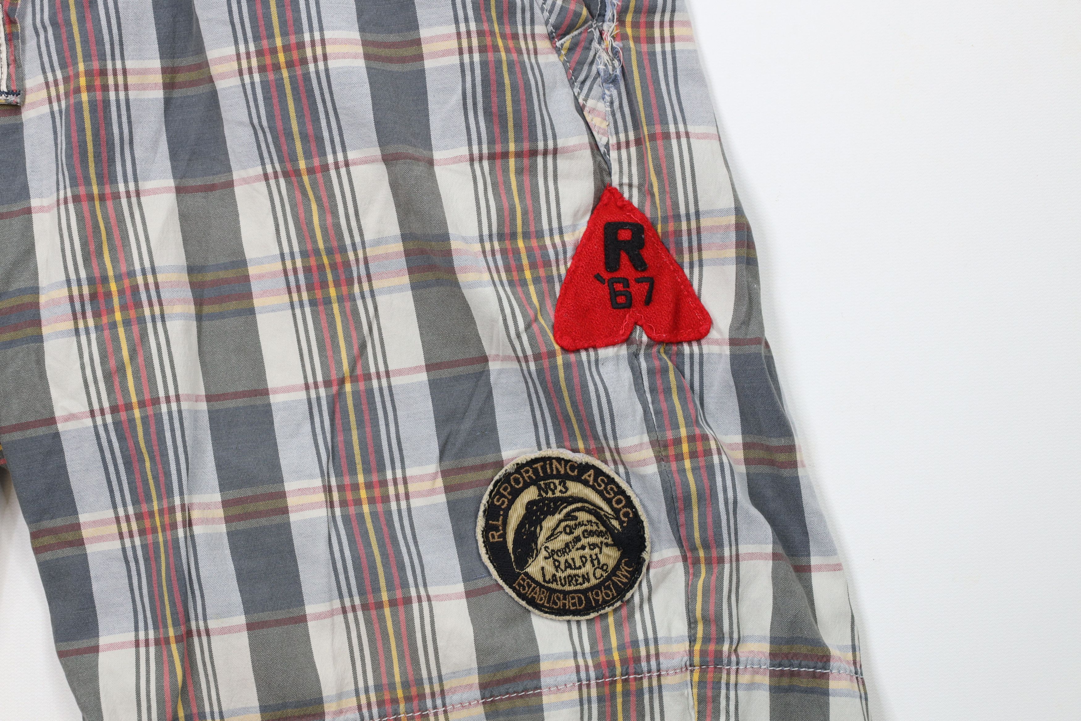 Ralph Lauren × Vintage Vintage 90s Ralph Lauren Spell Fishing Club New York Shorts Size US 34 / EU 50 - 5 Thumbnail
