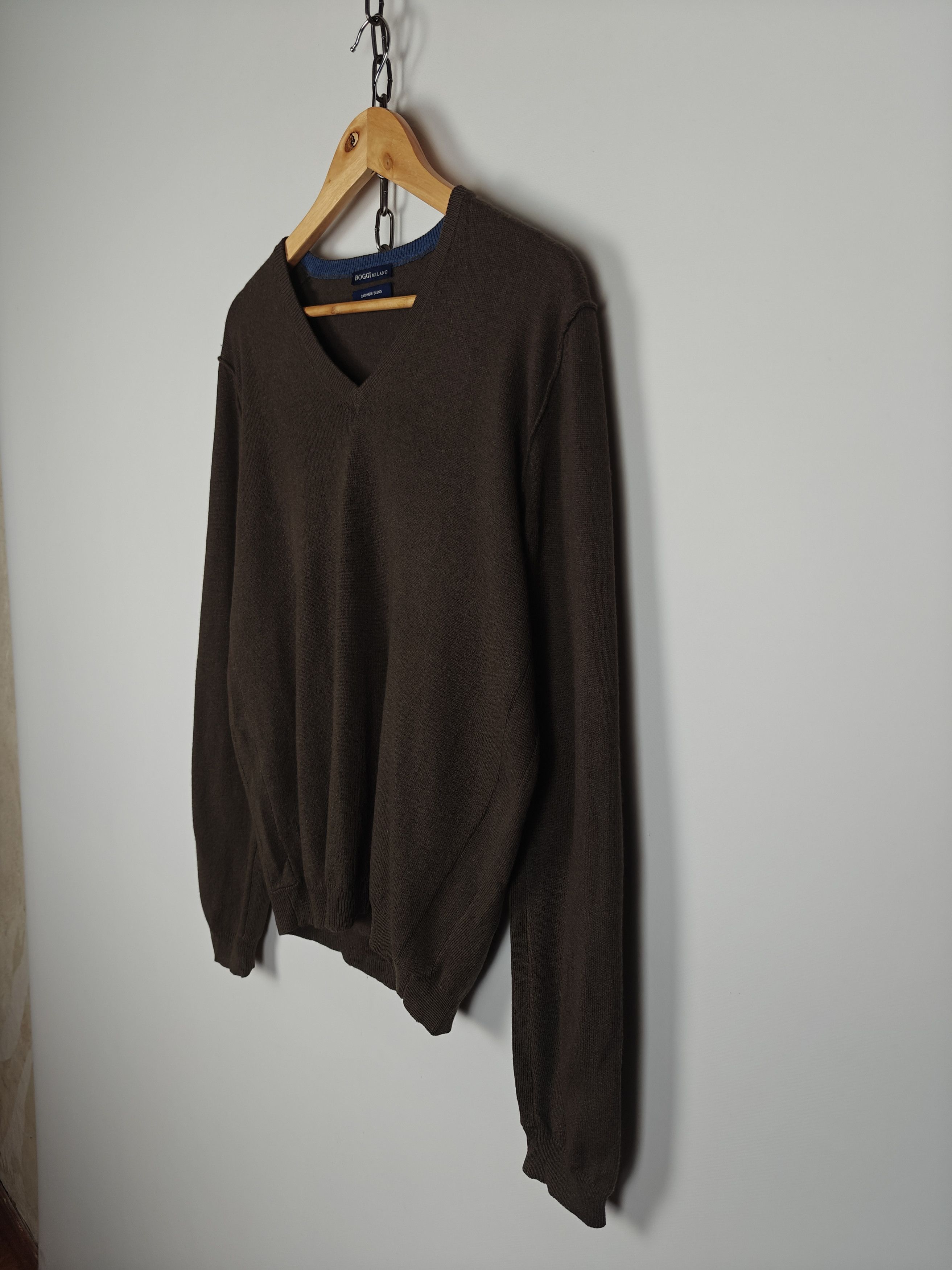 Boggi Boggi Milano Wool&Cashmere Sweater Pullover Brown M Size US M / EU 48-50 / 2 - 5 Thumbnail