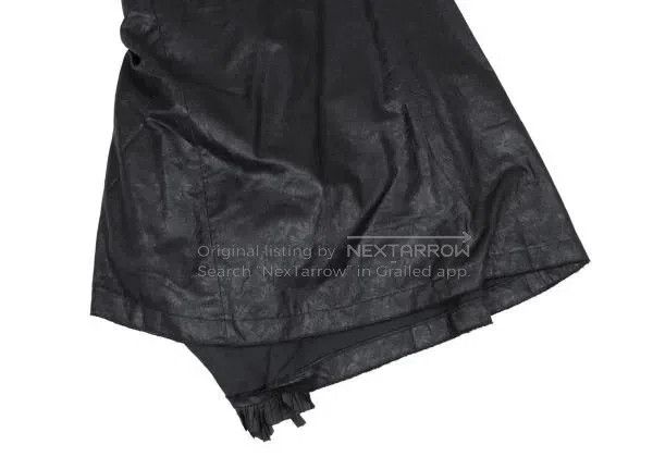 Comme des Garcons Comme Des Garcons size M Black vintage design half skirt Size 23" - 6 Thumbnail