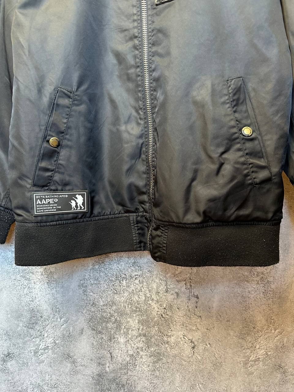 Aape × Japanese Brand AAPE By A Bathing Ape UNVS Bomber Reversible Rare Size US M / EU 48-50 / 2 - 12 Thumbnail