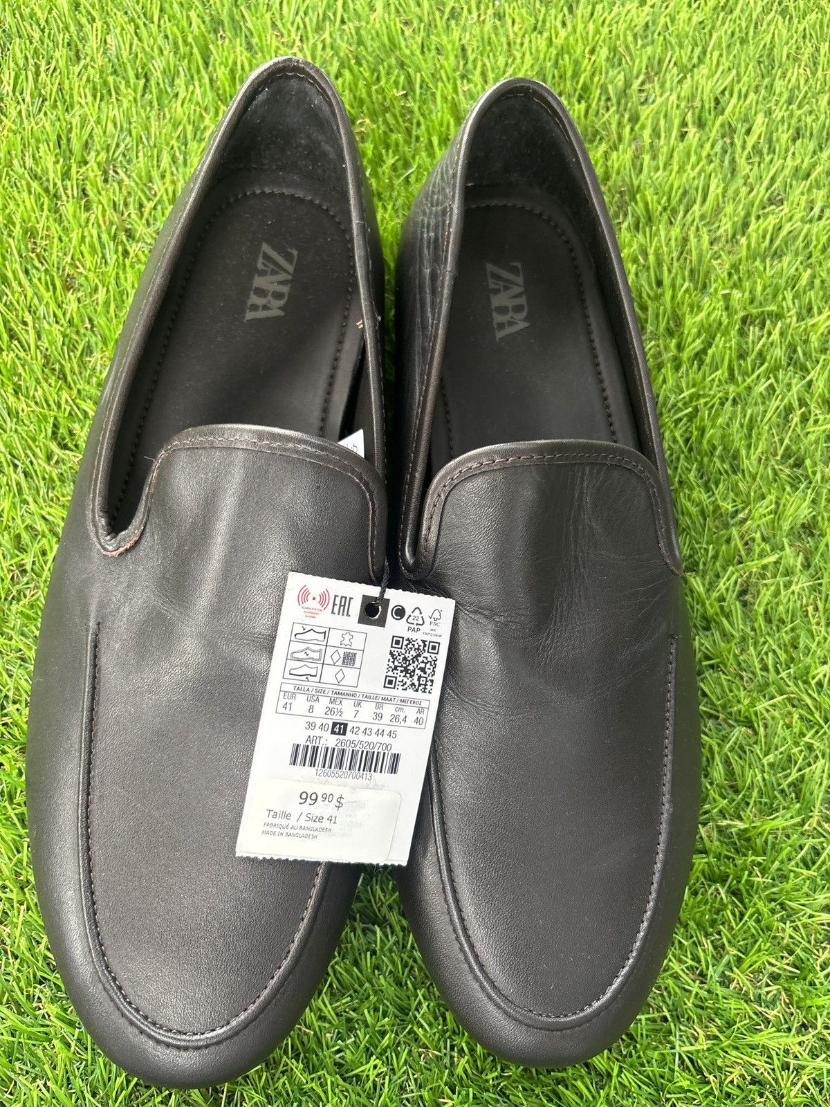 Zara Zara Men's Elegant Black Slip-On Loafers Size US 8 / EU 41 - 1 Thumbnail