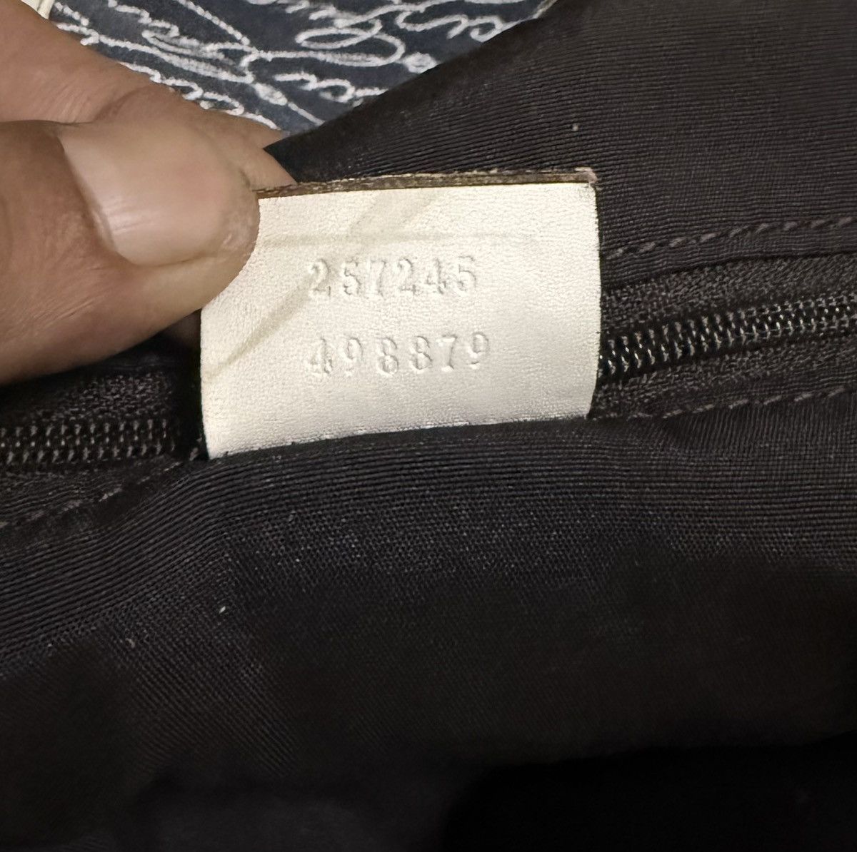 Gucci Gucci Totes Bag GG Monogram Denim Leather Size ONE SIZE - 11 Thumbnail