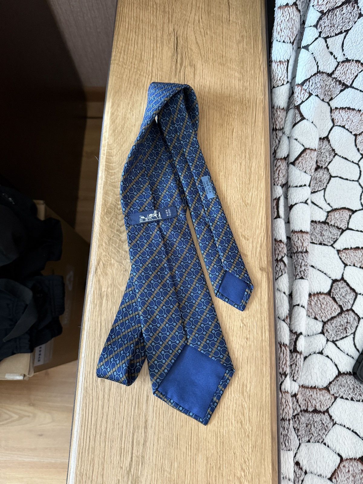 Hermes Vintage Hermes Tie Size ONE SIZE - 5 Thumbnail