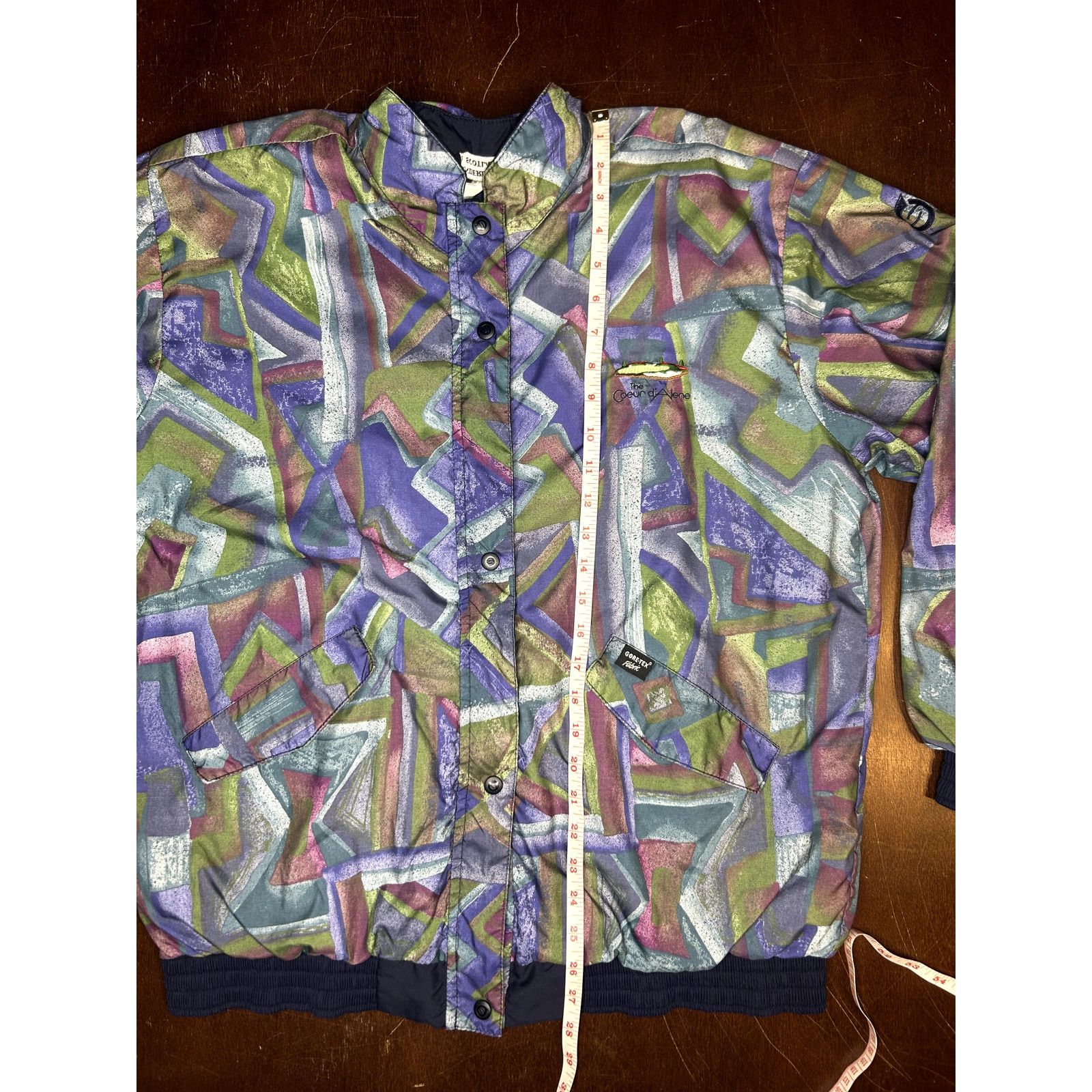 PGA Tour VTG 1990s Gore-tex The Coeur d'Alene LPGA Golf Tour Jacket Size L / US 10 / IT 46 - 5 Thumbnail