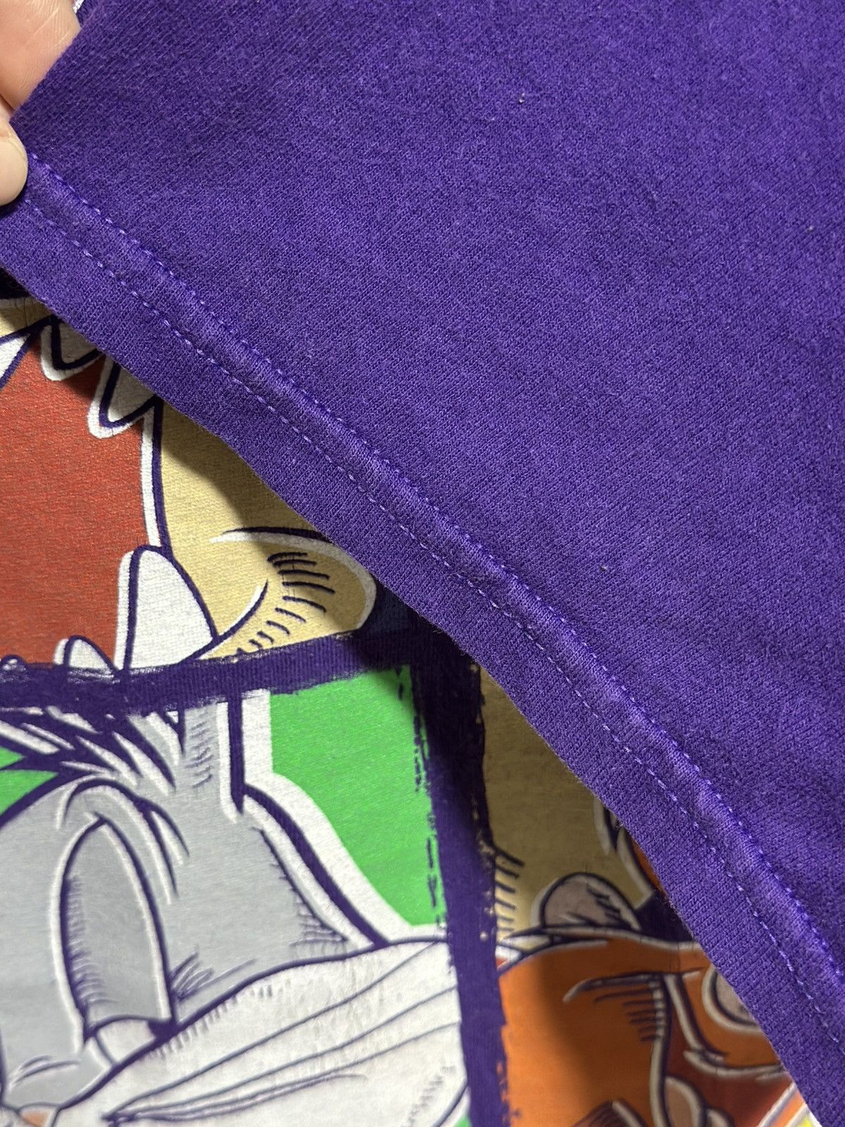 Cartoon Network × Vintage × Warner Bros Vintage Looney Tunes All Characters Faded Tee Size US XL / EU 56 / 4 - 4 Thumbnail