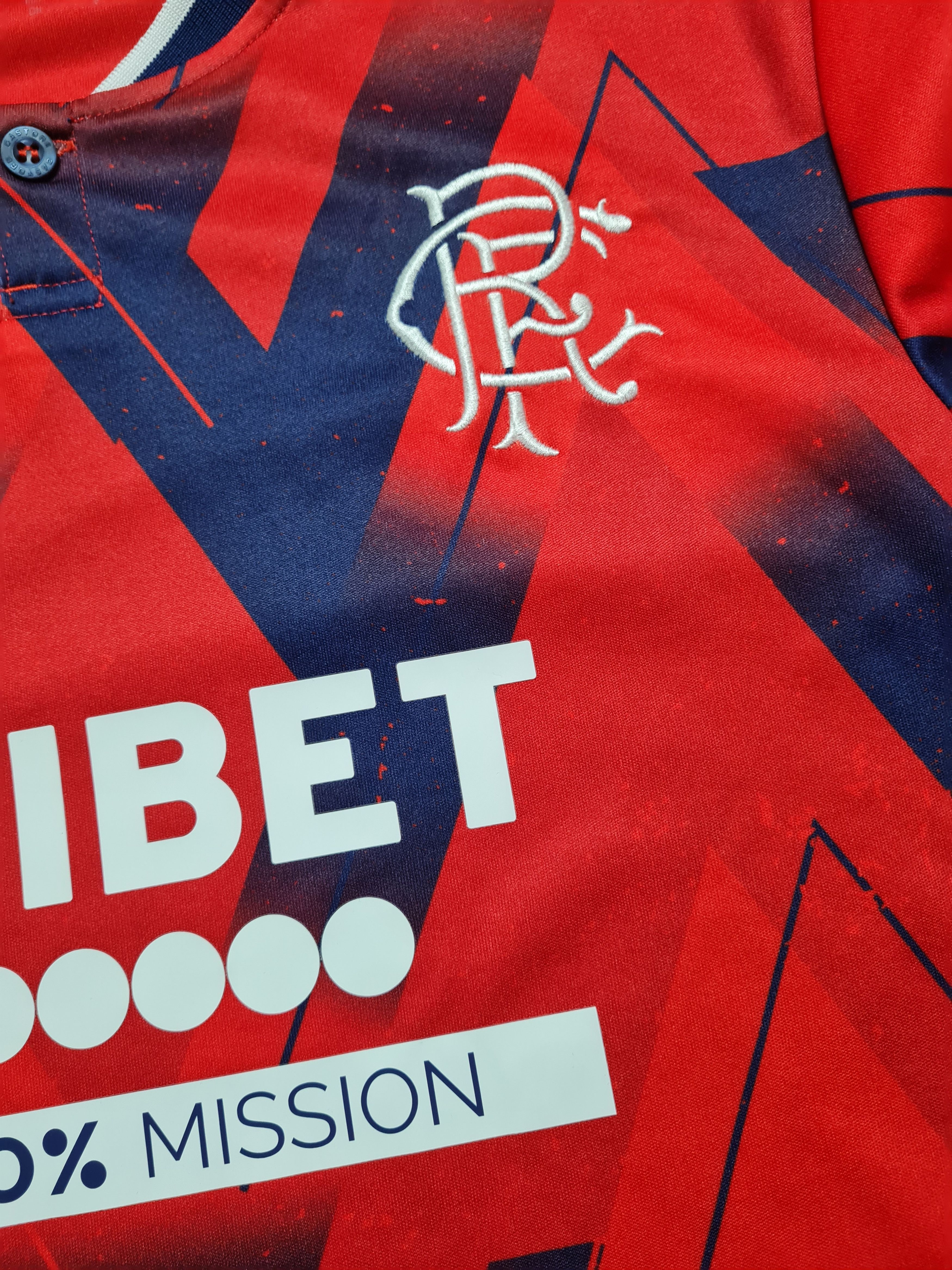 Castore Castore Glasgow Rangers Men's Fourth Shirt 2023/2024 Size US S / EU 44-46 / 1 - 7 Thumbnail