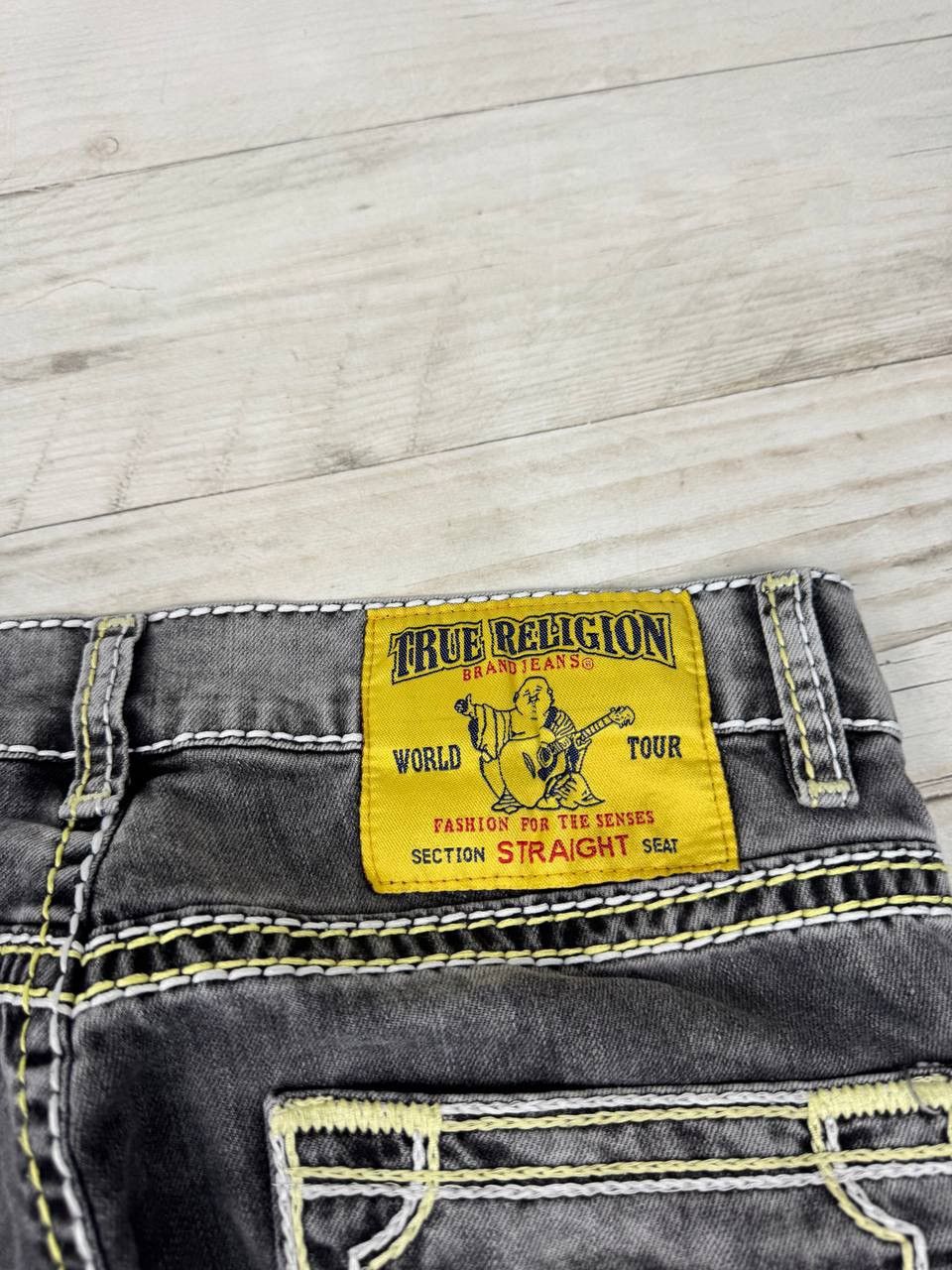 True Religion Vintage True Religion Denim Jeans Straight 90s Y2K Size US 33 - 21 Thumbnail