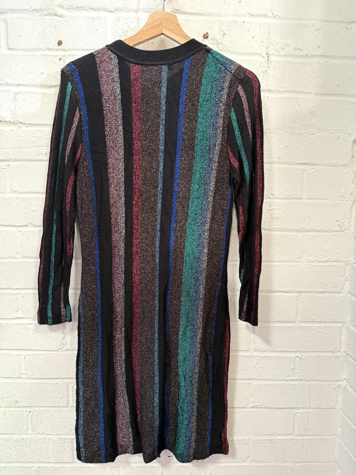 Ted Baker Ted Baker Women's Long Sleeve Striped Dress Size L / US 10 / IT 46 - 4 Thumbnail