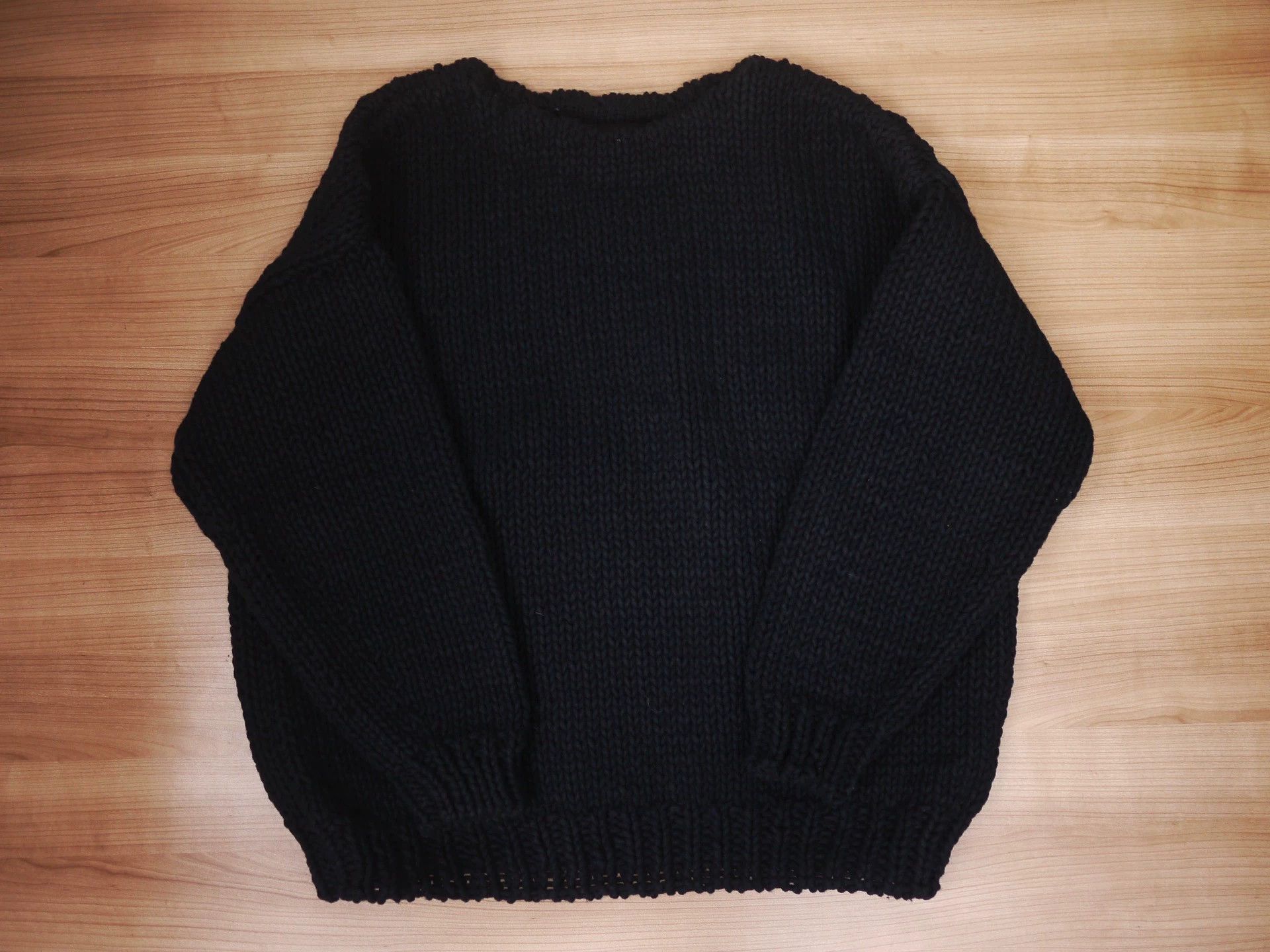 Visvim Black Long Sleeve Knit Sweater Size US L / EU 52-54 / 3 - 1 Thumbnail