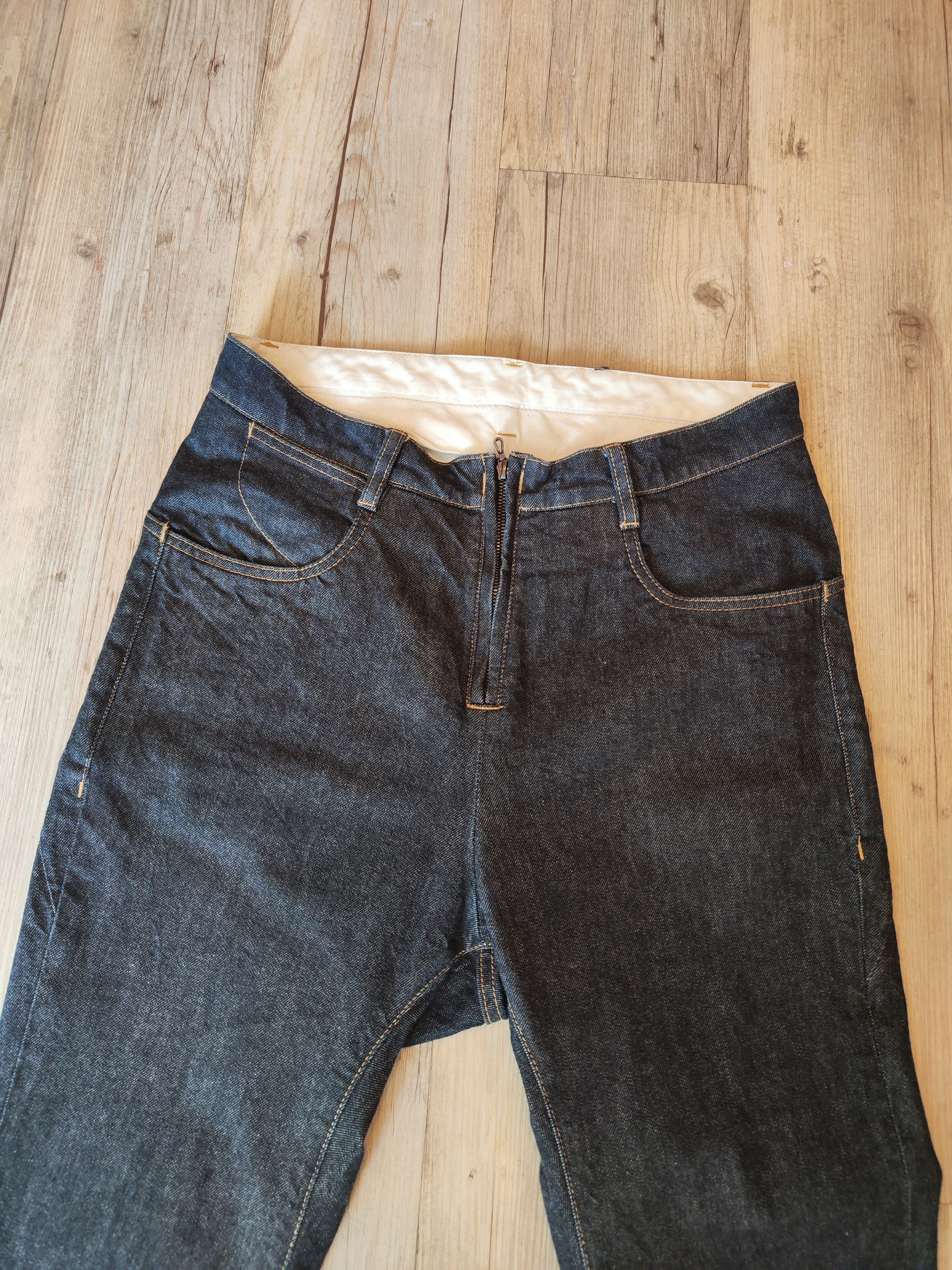Kazuyuki Kumagai Attachment KP22 front zip denim pants.Like Yohji Yamamoto or Julius Size US 32 / EU 48 - 2 Thumbnail