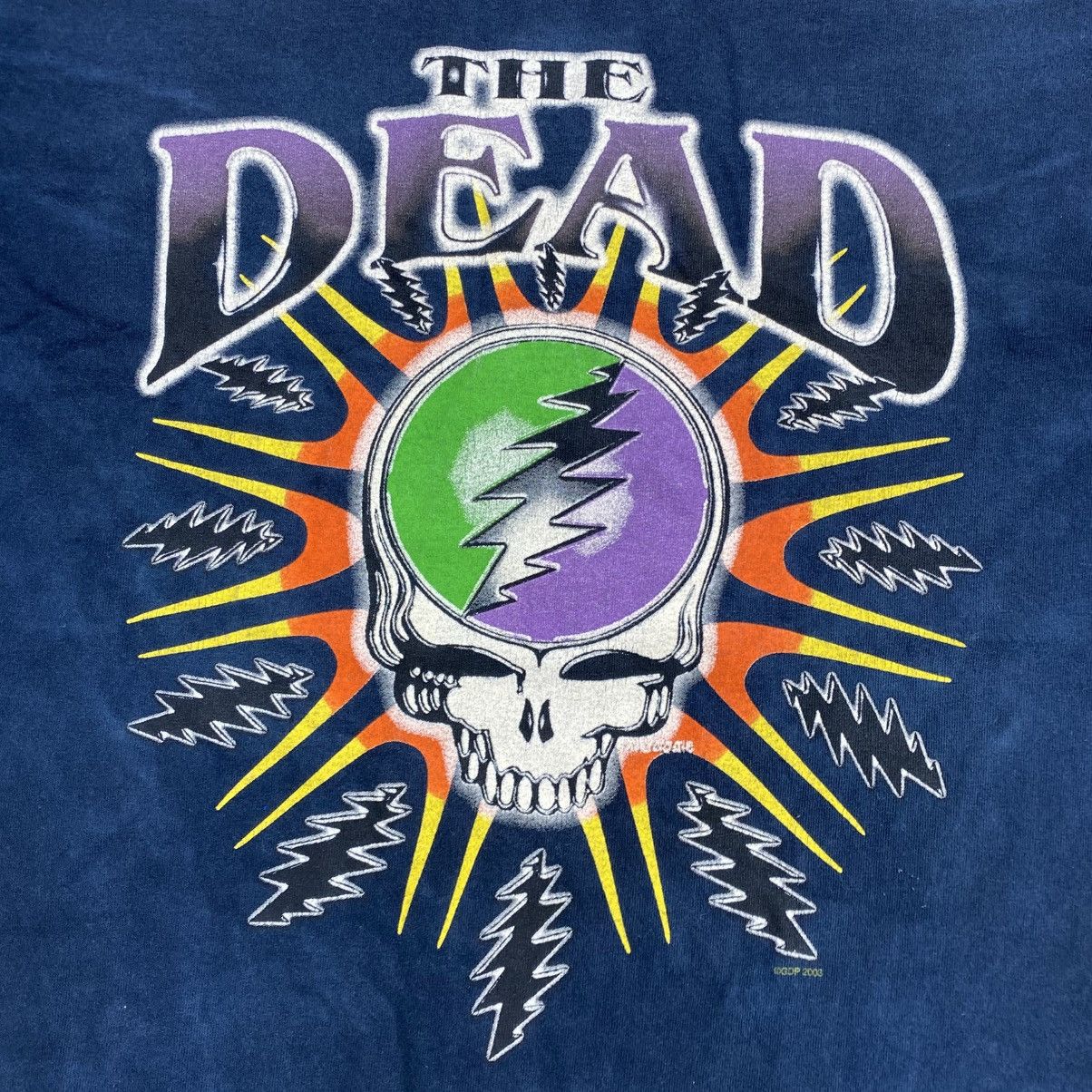 Grateful Dead 2000s Grateful Dead Steal Your Lighting Tie Dye Tee Band Size US M / EU 48-50 / 2 - 6 Thumbnail