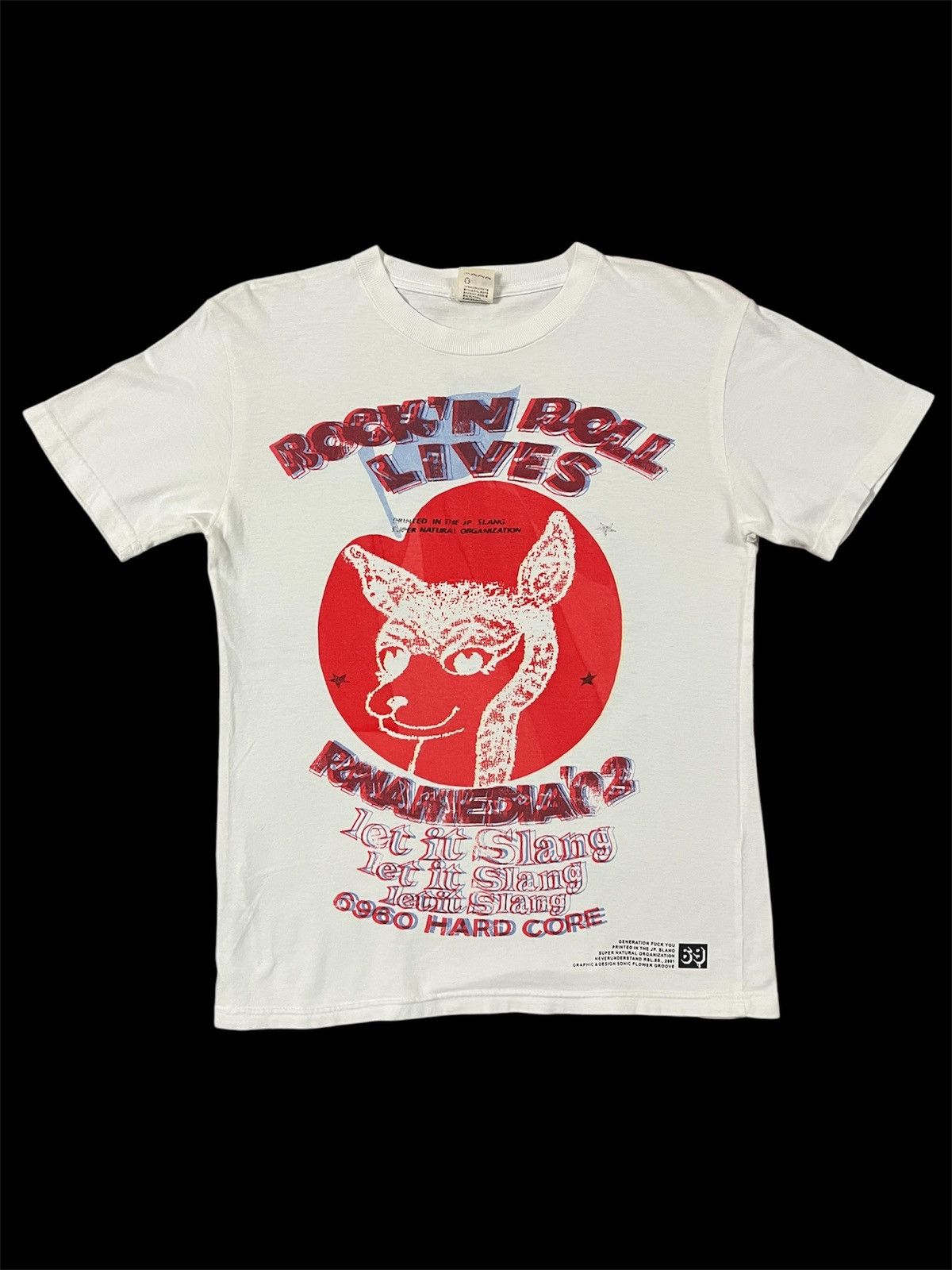 Band Tees × Japanese Brand Rna Inc. Bambi Rock And Roll Live Tshirt Size US S / EU 44-46 / 1 - 1 Thumbnail