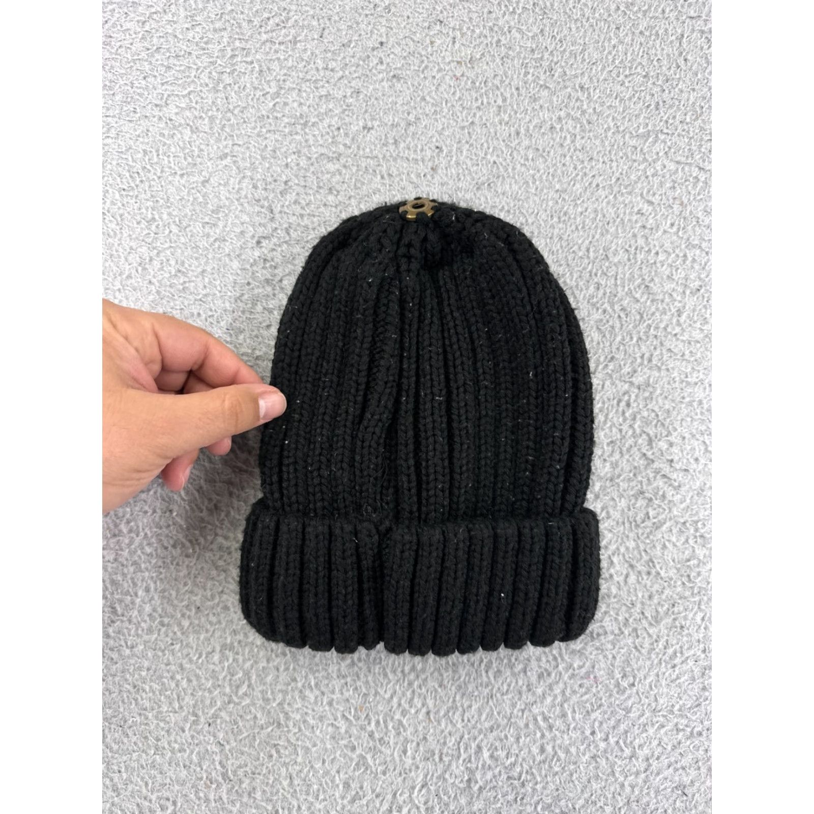 Vintage Furtalk Beanie Toque Womens One Size Black Knit 100% Acrylic Ski Warm Snowboard Hat/Cap Winter Fall Spring Womens Beanie Size ONE SIZE - 3 Thumbnail
