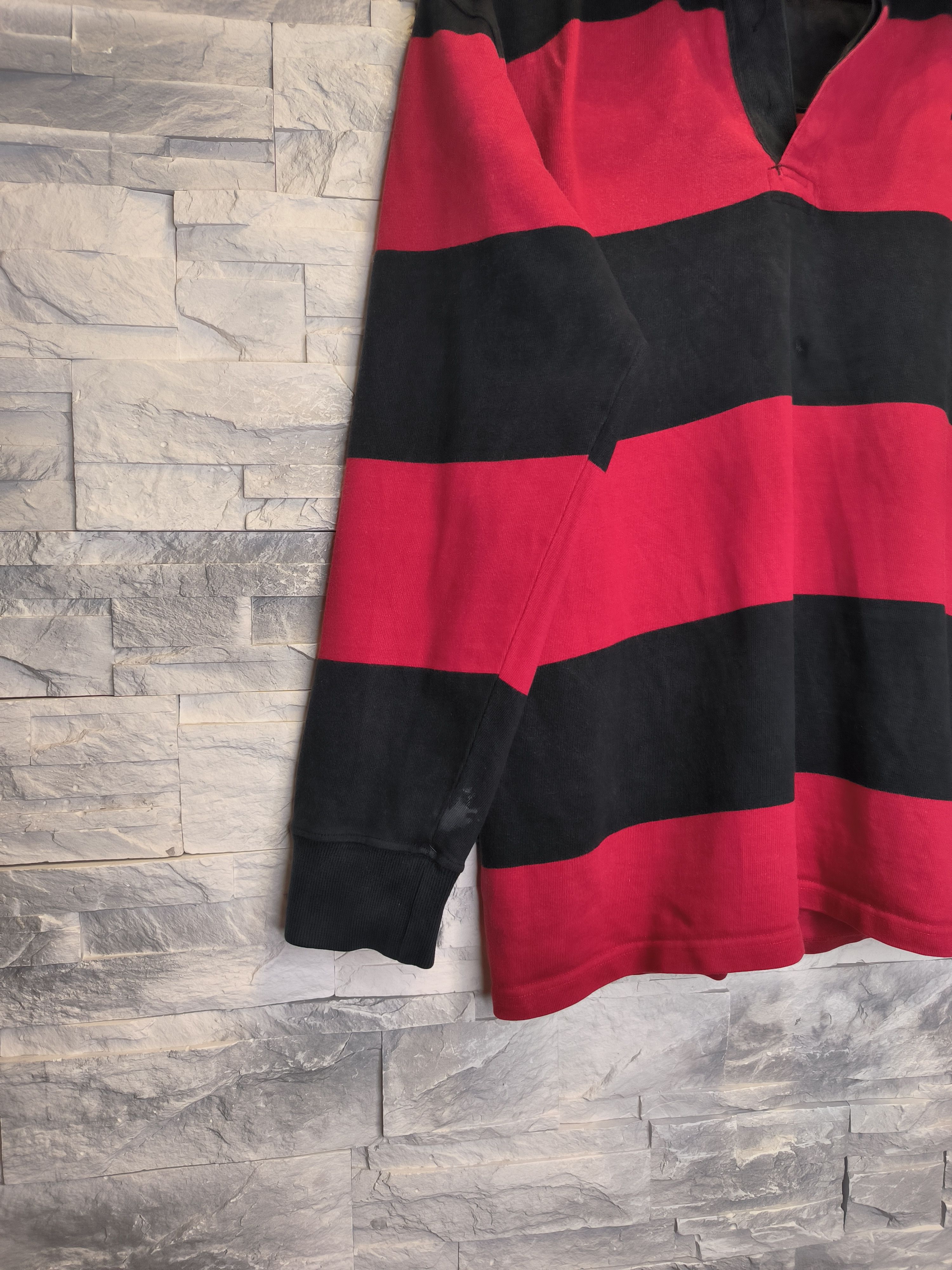 Polo Ralph Lauren Polo Sport Ralph Lauren Striped Rugby Sweatshirt Size US S / EU 44-46 / 1 - 3 Thumbnail