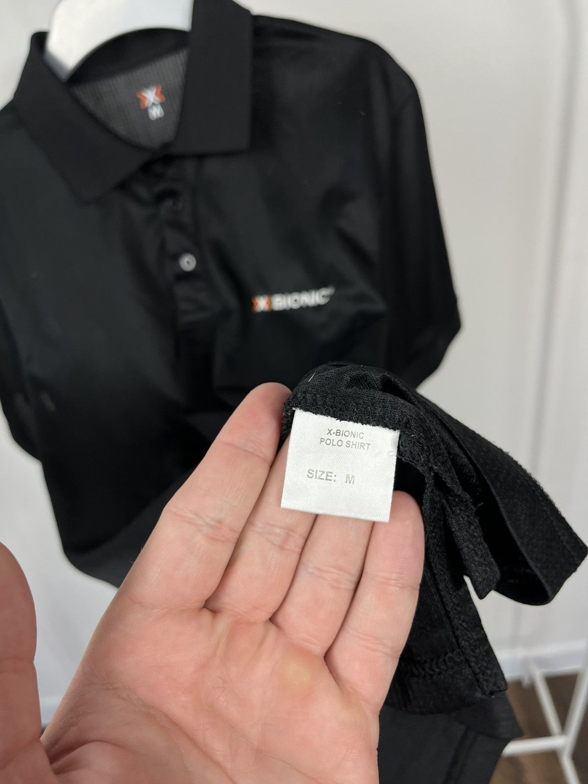 Other X-Bionic black polo shirt M size Swiss flag techwear Size US M / EU 48-50 / 2 - 5 Thumbnail
