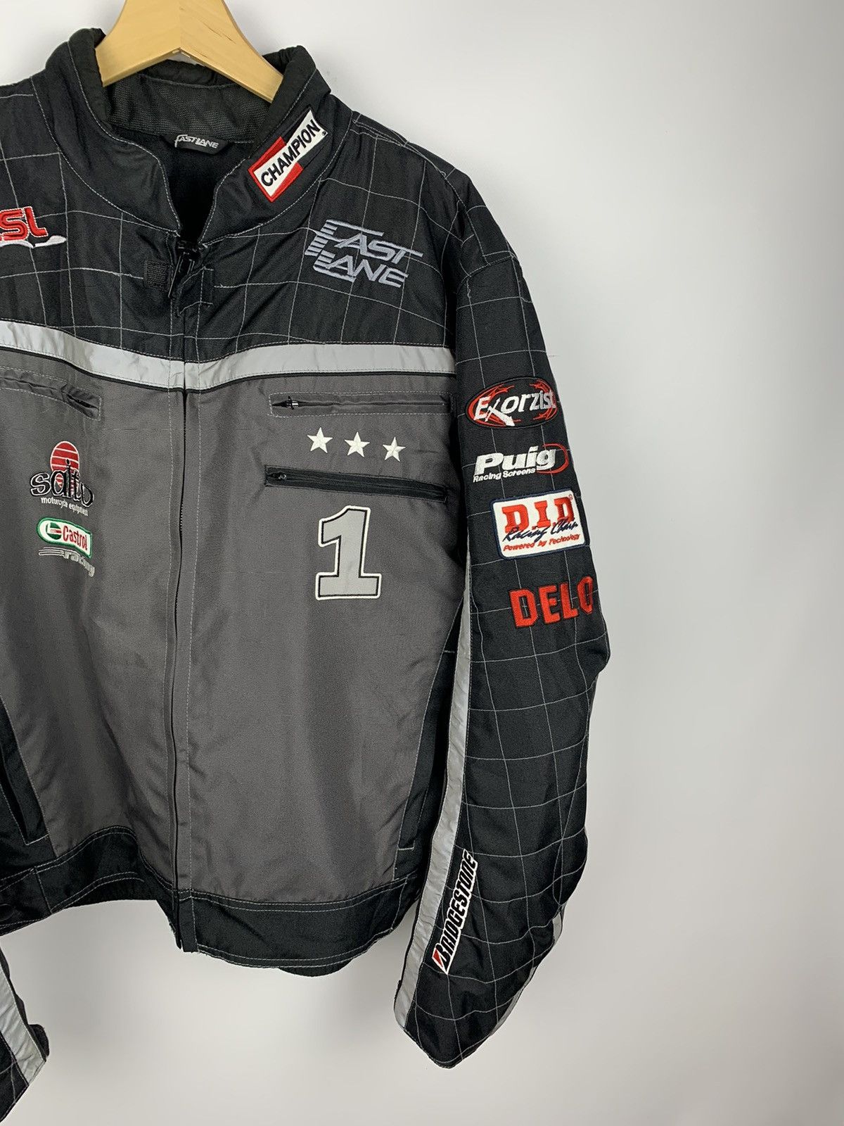 NASCAR Vintage Nascar Fast Lane Racing Jacket Full Zip Size XXXL Size US XXL / EU 58 / 5 - 3 Thumbnail