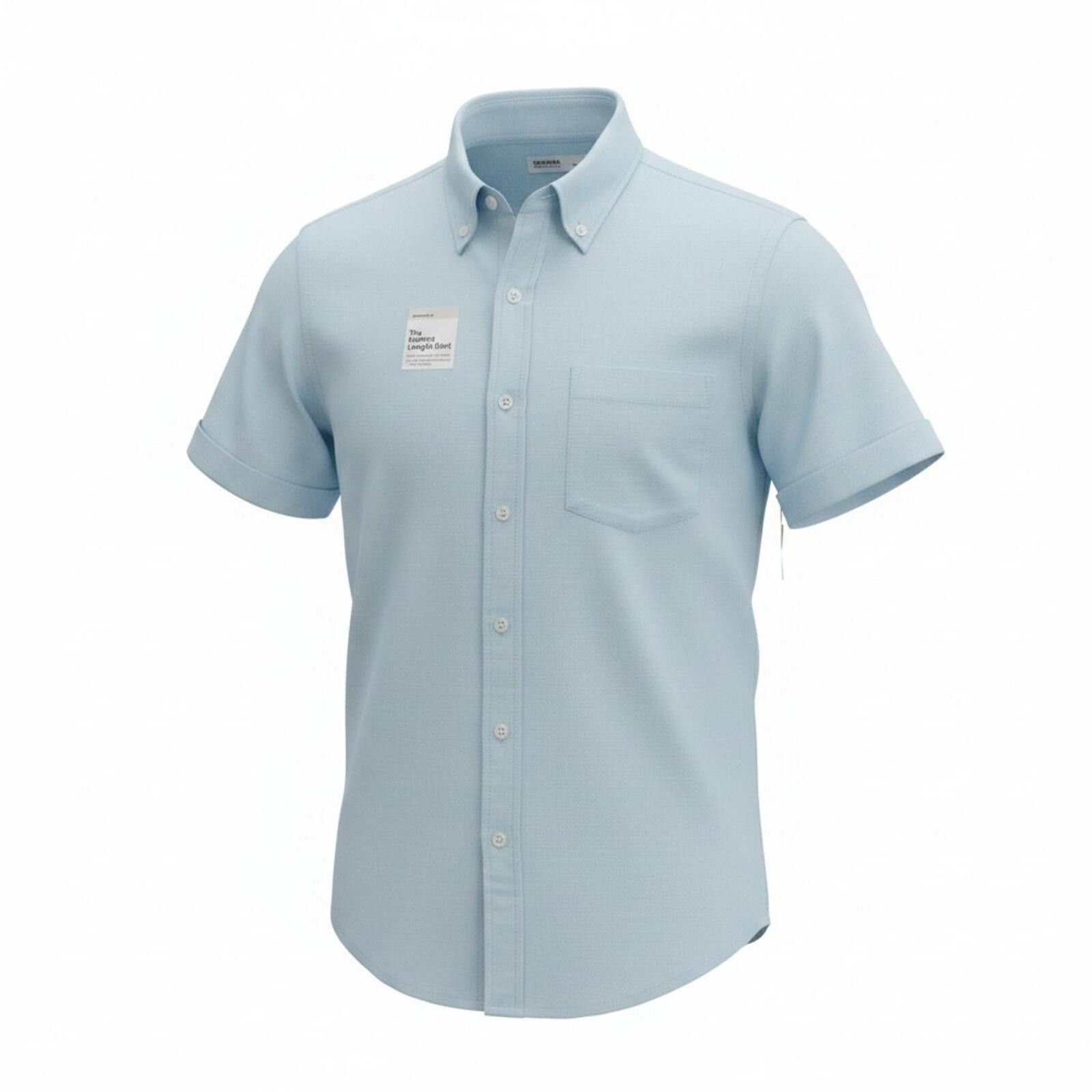 Sonoma Light Blue Short-Sleeve Button-down 100% Cotton Sz S Coastal Size US S / EU 44-46 / 1 - 1 Thumbnail
