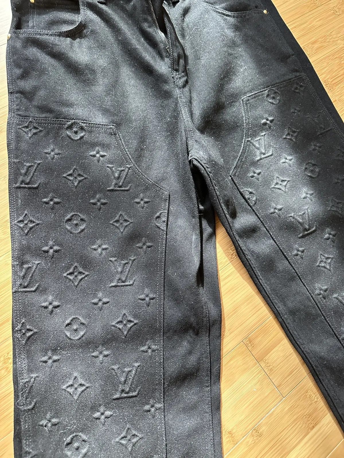 Louis Vuitton Monogram Carpenter Pants Size US 32 / EU 48 - 2 Thumbnail