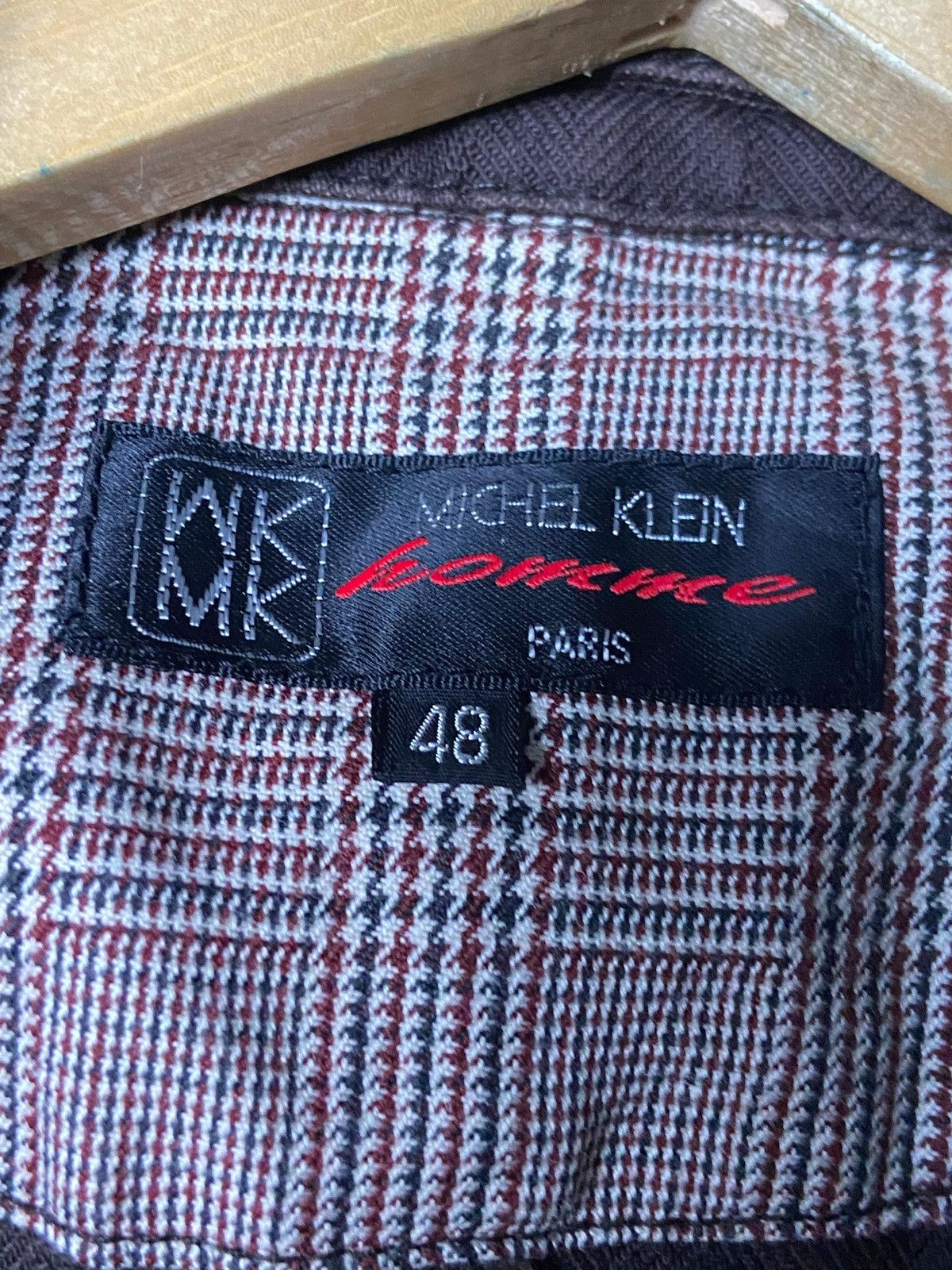 Michel Klein Michel Klein Homme Double Breasted Coat with Belt (167) Size M / US 6-8 / IT 42-44 - 7 Thumbnail