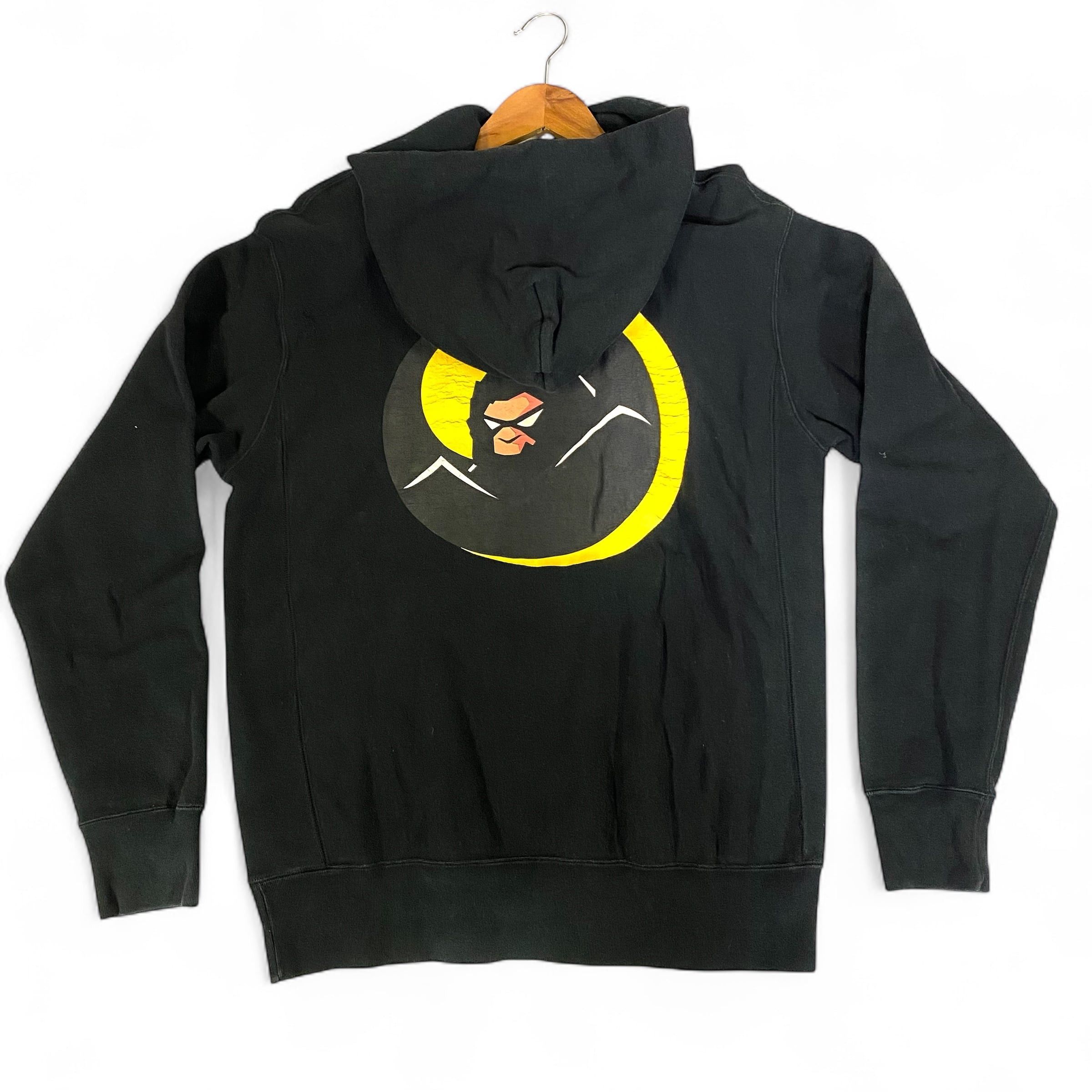Bape Vintage Bape A Bathing ape Bapeman Bad Man Moon Hoody Size US M / EU 48-50 / 2 - 2 Thumbnail