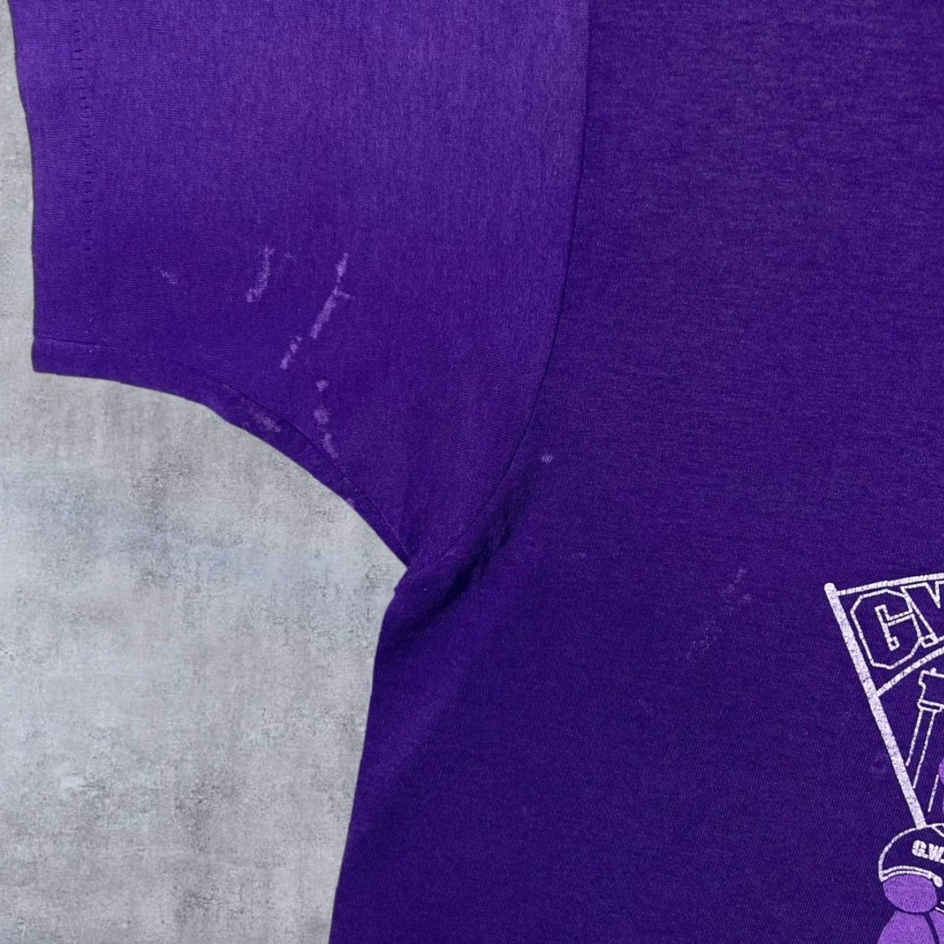 Vintage VINTAGE Screen Stars Washington D.C. T-Shirt Mens XL Purple 1991 Tourist Souvenir Single Stitch Wool? Size US XL / EU 56 / 4 - 5 Thumbnail