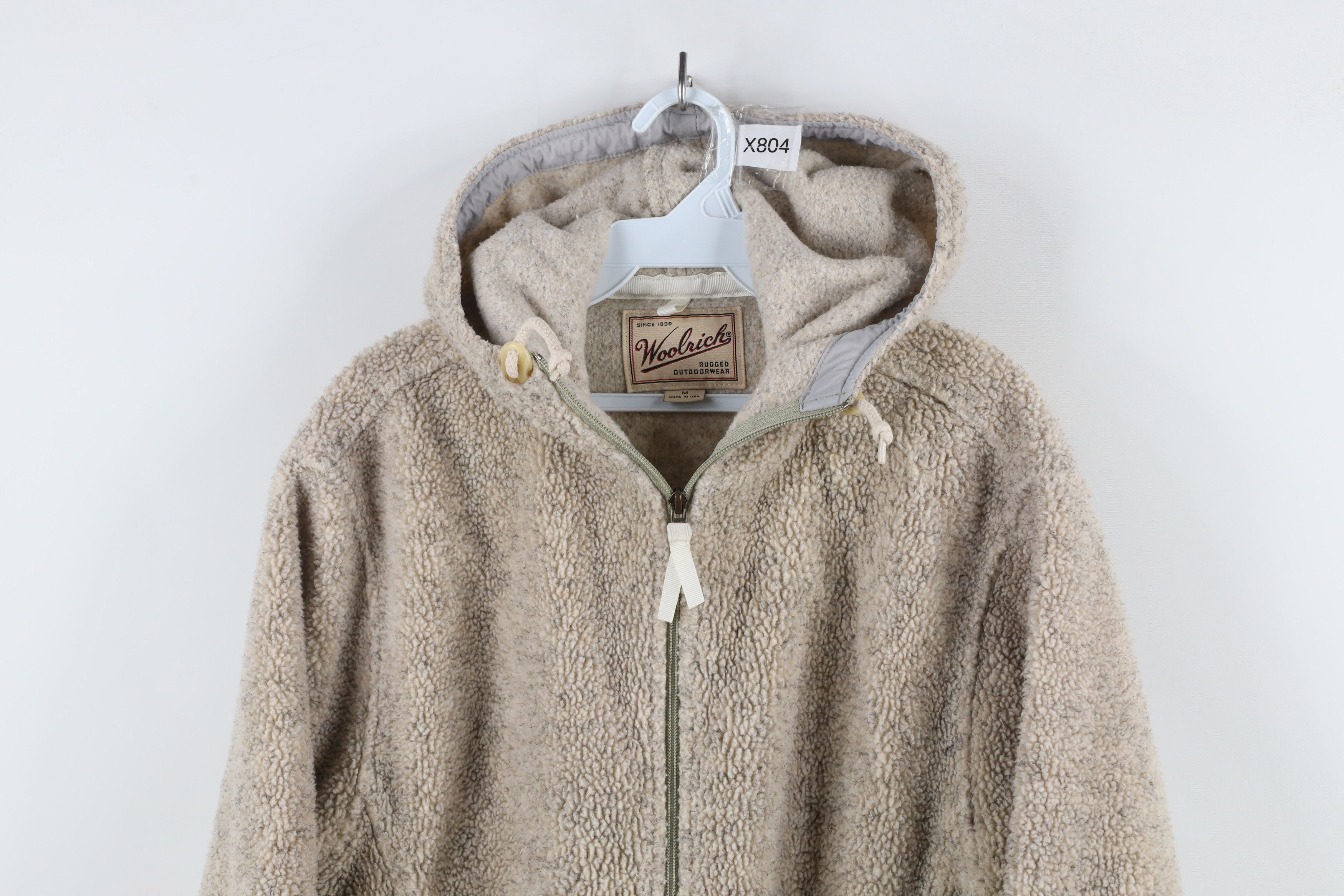 Vintage × Woolrich Woolen Mills Vintage 90s Woolrich Womens Full Zip Hooded Jacket USA Size M / US 6-8 / IT 42-44 - 2 Thumbnail