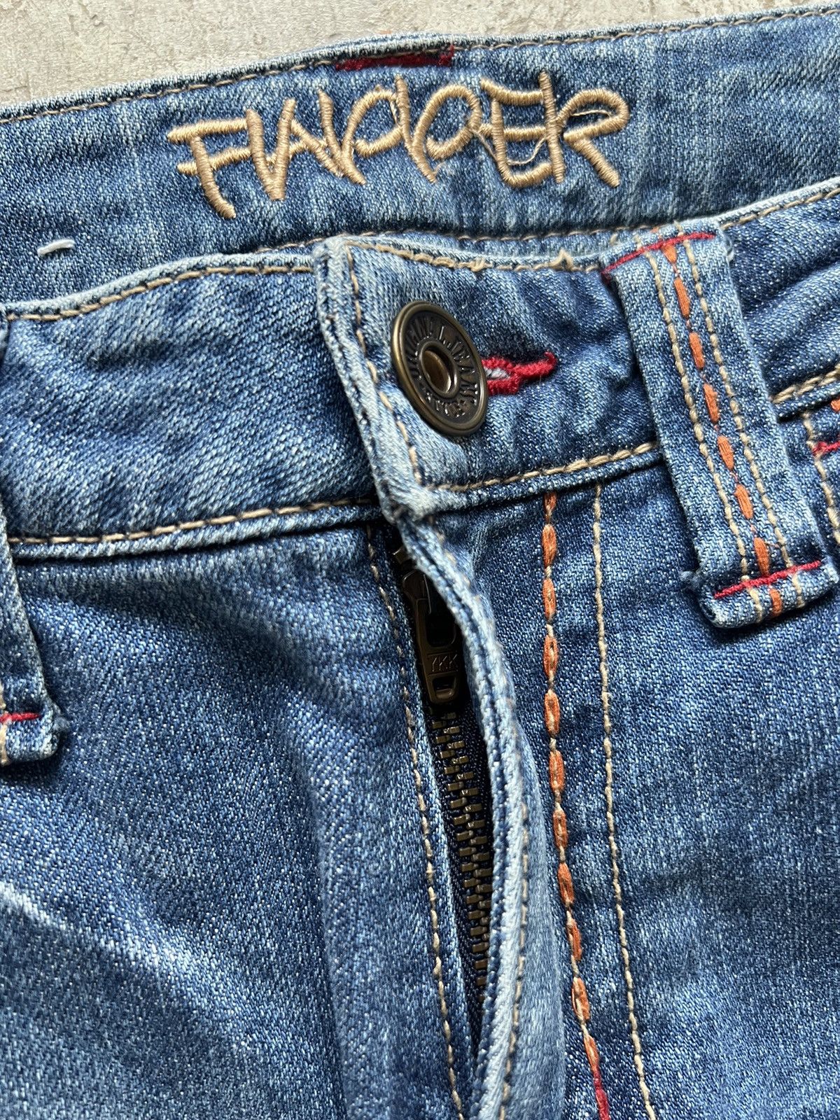 Japanese Brand Vintage Flapper Flared Jeans Size US 29 - 7 Thumbnail