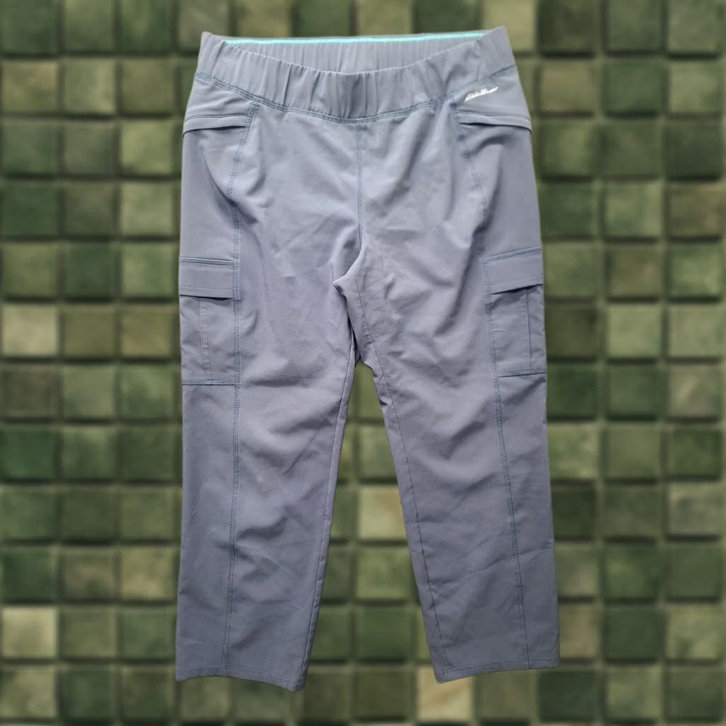 Eddie Bauer Eddie Bauer Capri Pants Womens 10x24 Travex Guide Pro Active Fit Hiking Pants Capris 30In Waist Blue Regular Size 10 Size 32" / US 10 / IT 46 - 1 Thumbnail