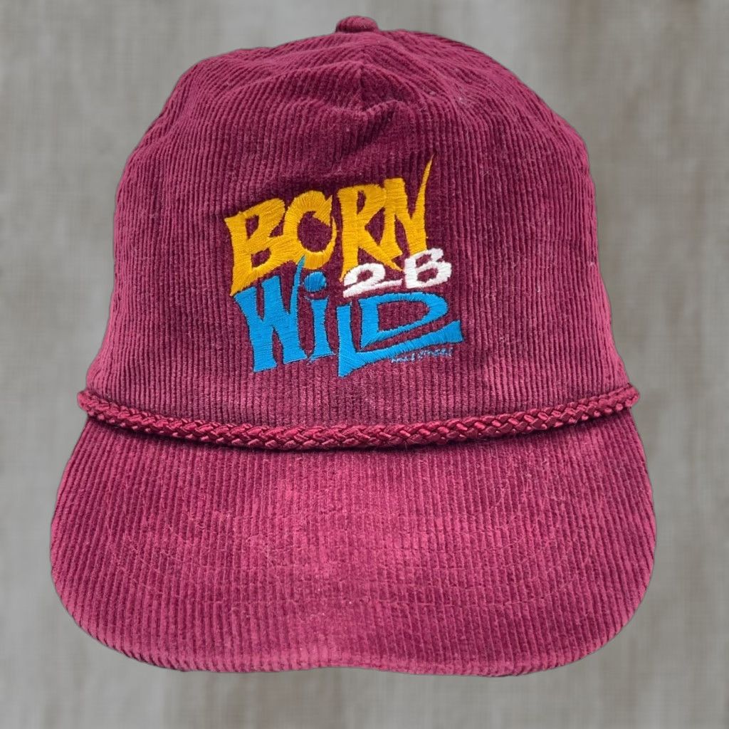 Vintage VINTAGE KC Collections Trucker Hat Corduroy Maroon Adjustable Red 90s 80s Hipster Outdoor Classic Retro Vintage Mens Cap Hat Size ONE SIZE - 1 Thumbnail