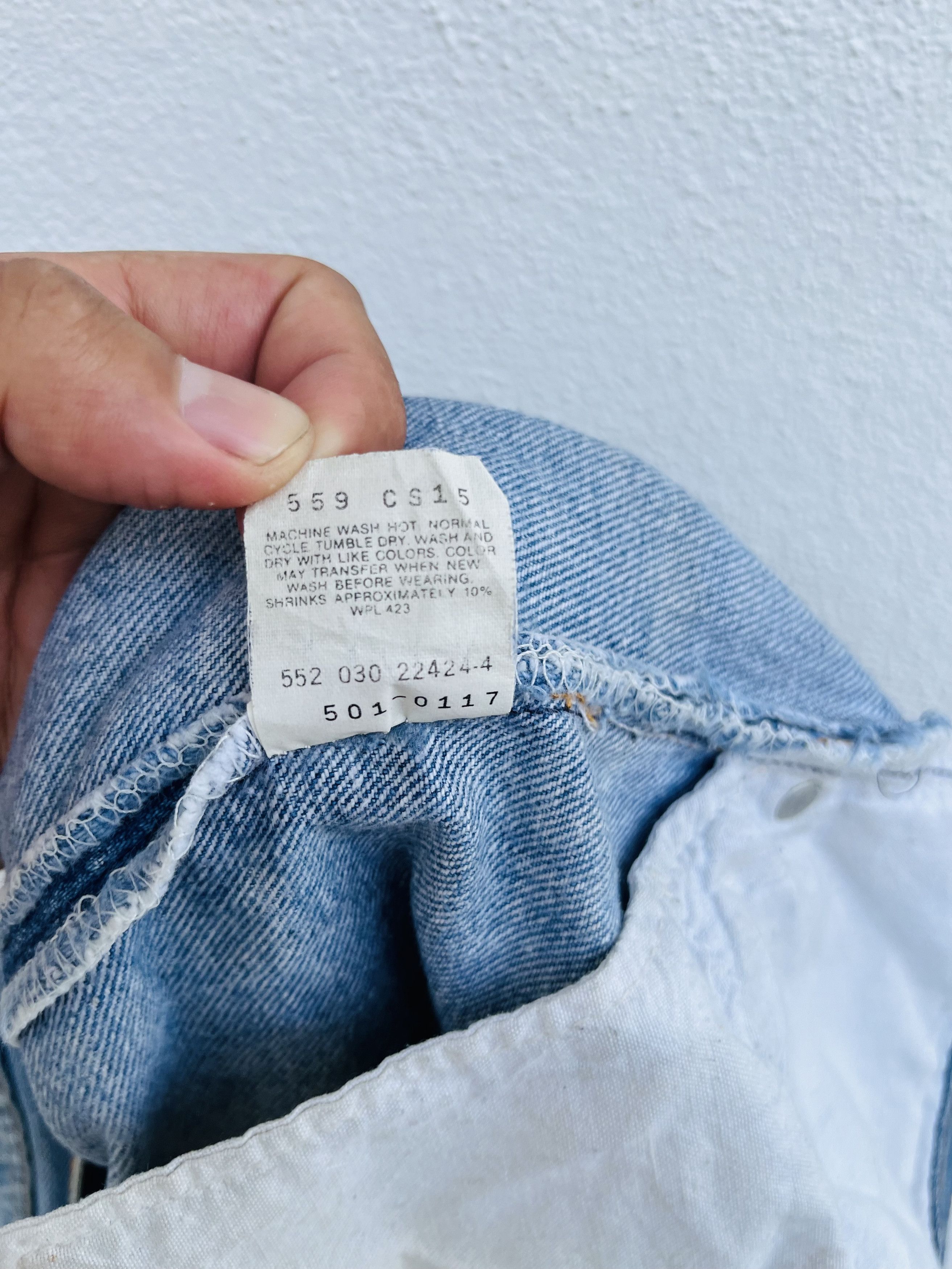Levi's Vintage Clothing × Vintage Vintage 80s Levis Disressed Designed Fashion Style Size US 32 / EU 48 - 17 Thumbnail