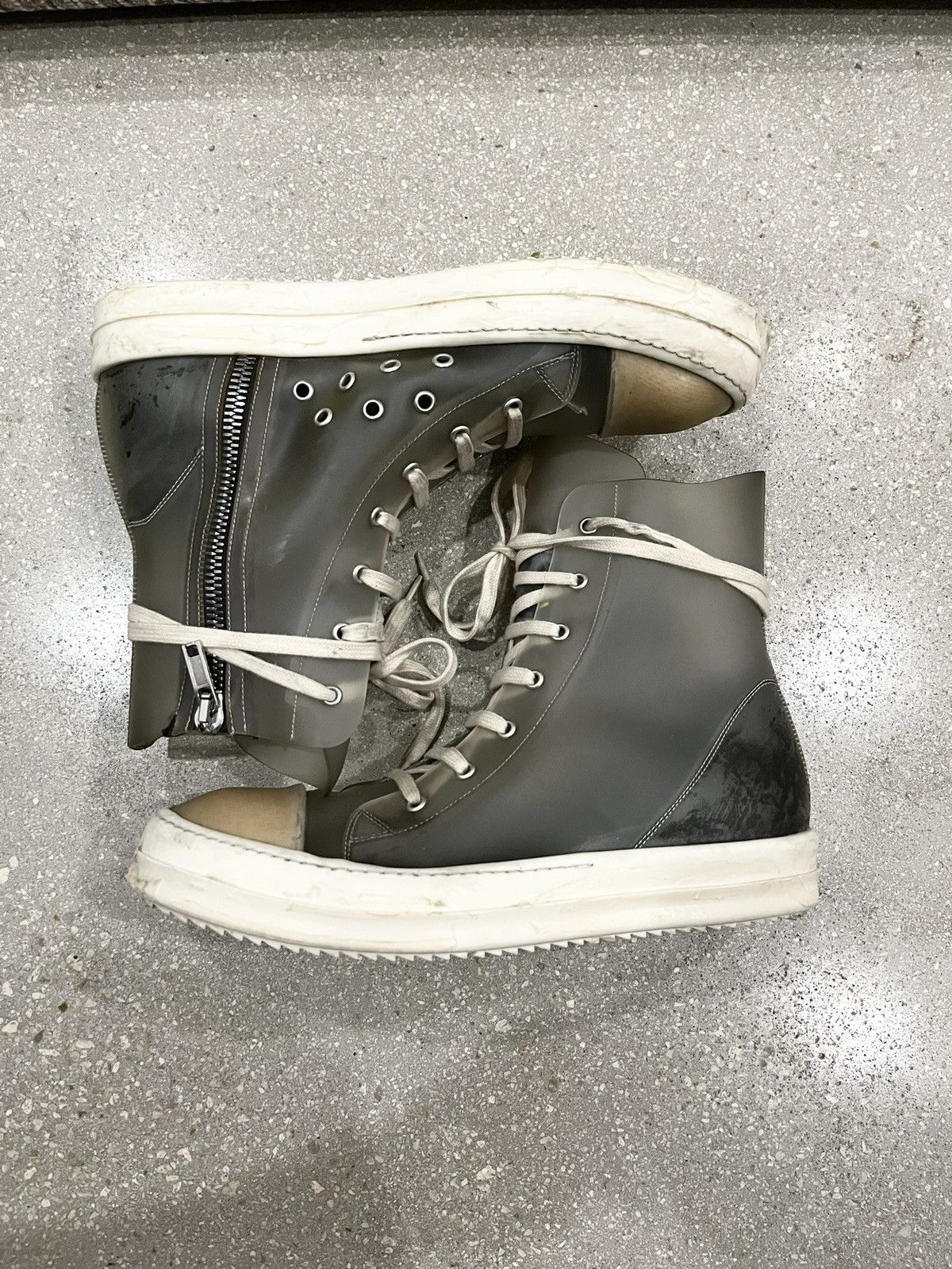 Rick Owens × Rick Owens Drkshdw translucent rick owen ramones 