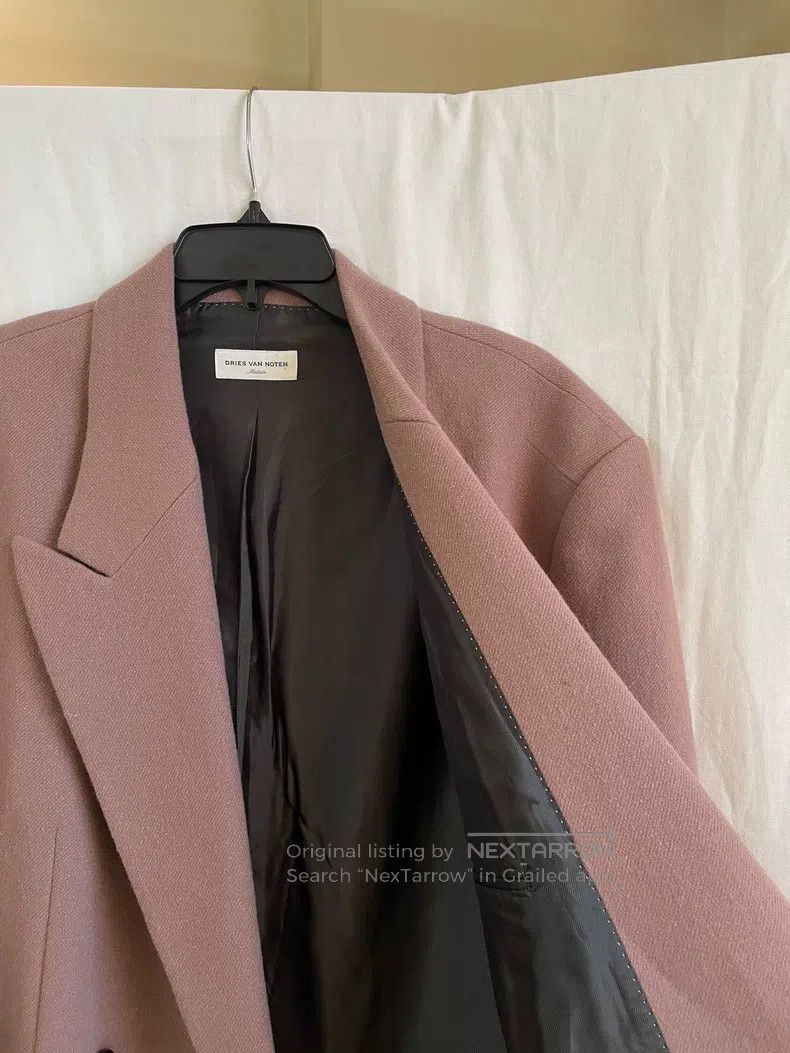Dries Van Noten Dries Van Noten Dusty Pink Suit Jacket Size US M / EU 48-50 / 2 - 5 Thumbnail